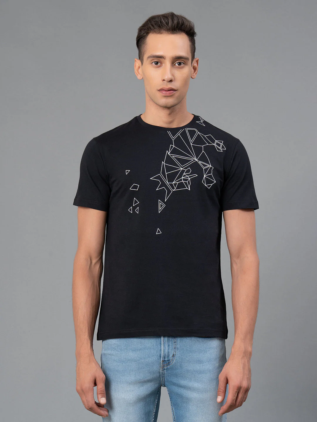 Printed Round Neck T-Shirt for Men - Image 6