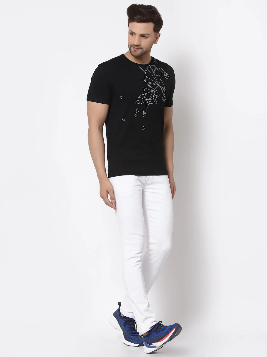Printed Round Neck T-Shirt for Men - Image 5