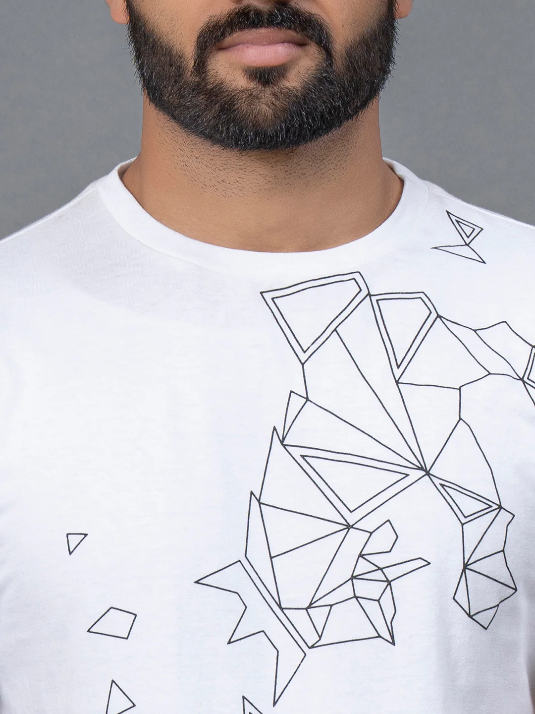 Printed Round Neck T-Shirt for Men - Image 4