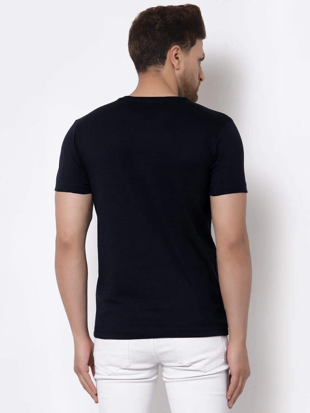 Printed Round Neck T-Shirt for Men - Image 3