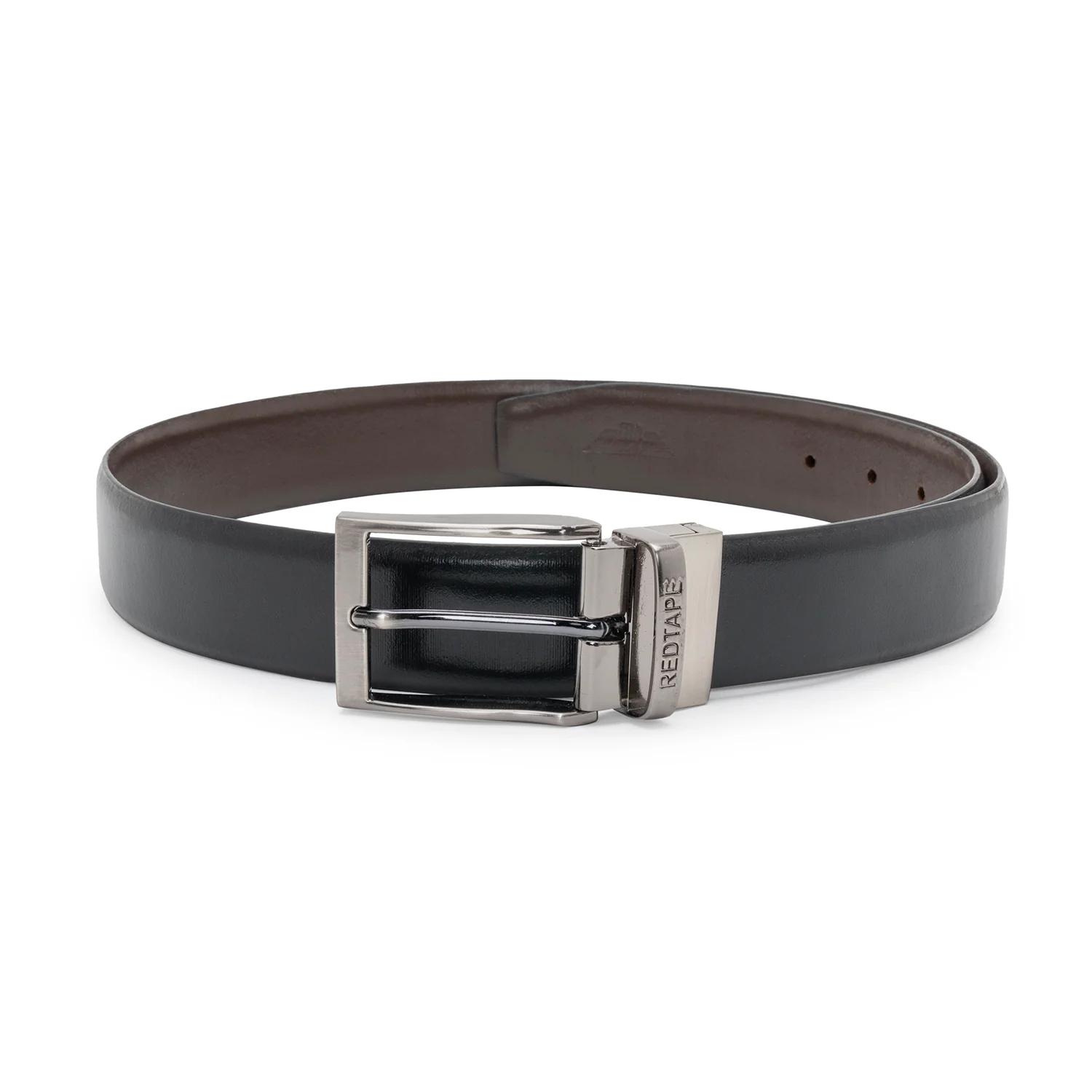 Textured Reversible Leather Belt For Men | Classic And Durable - Image 4