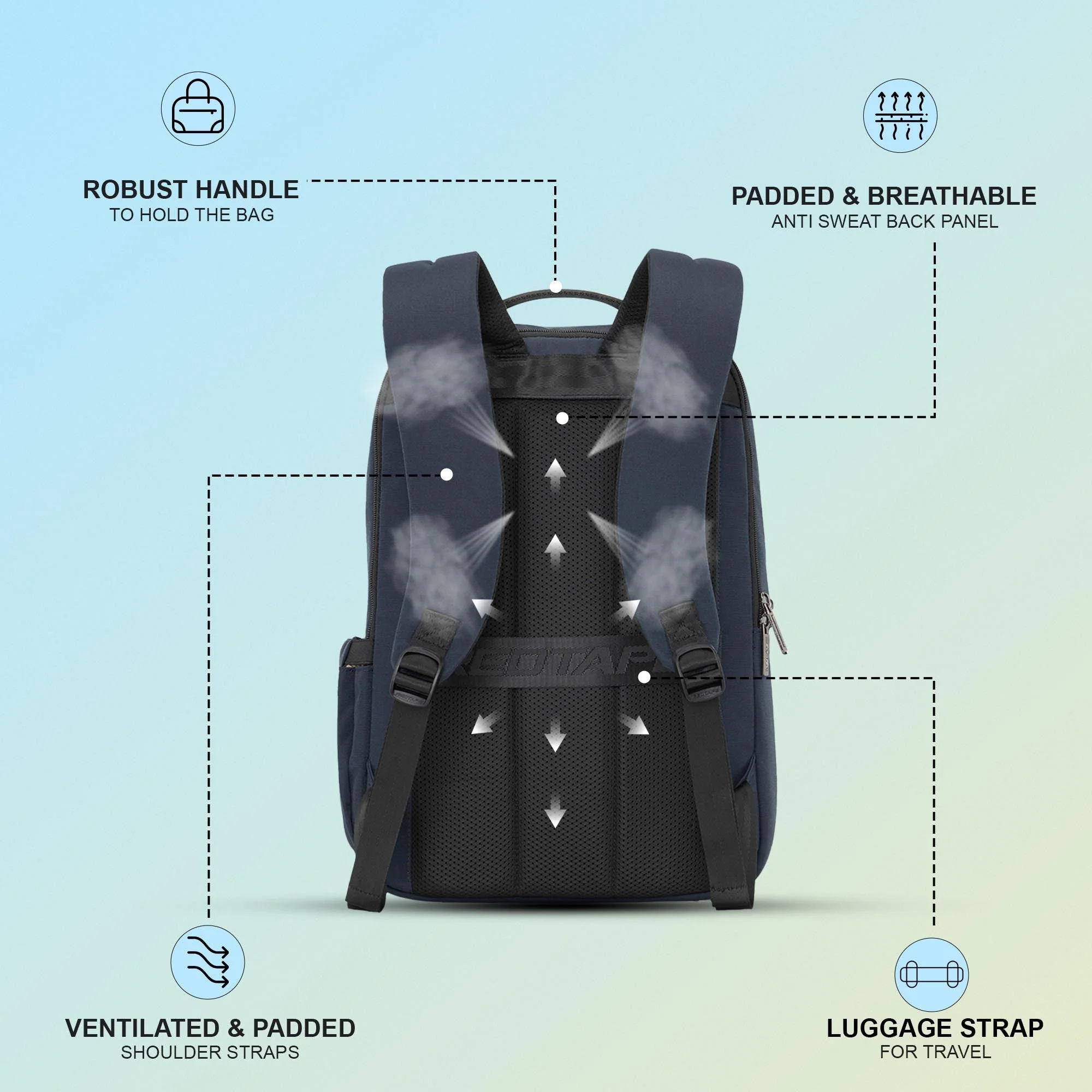 16 Inch Laptop Backpack for Men & Women - Image 3