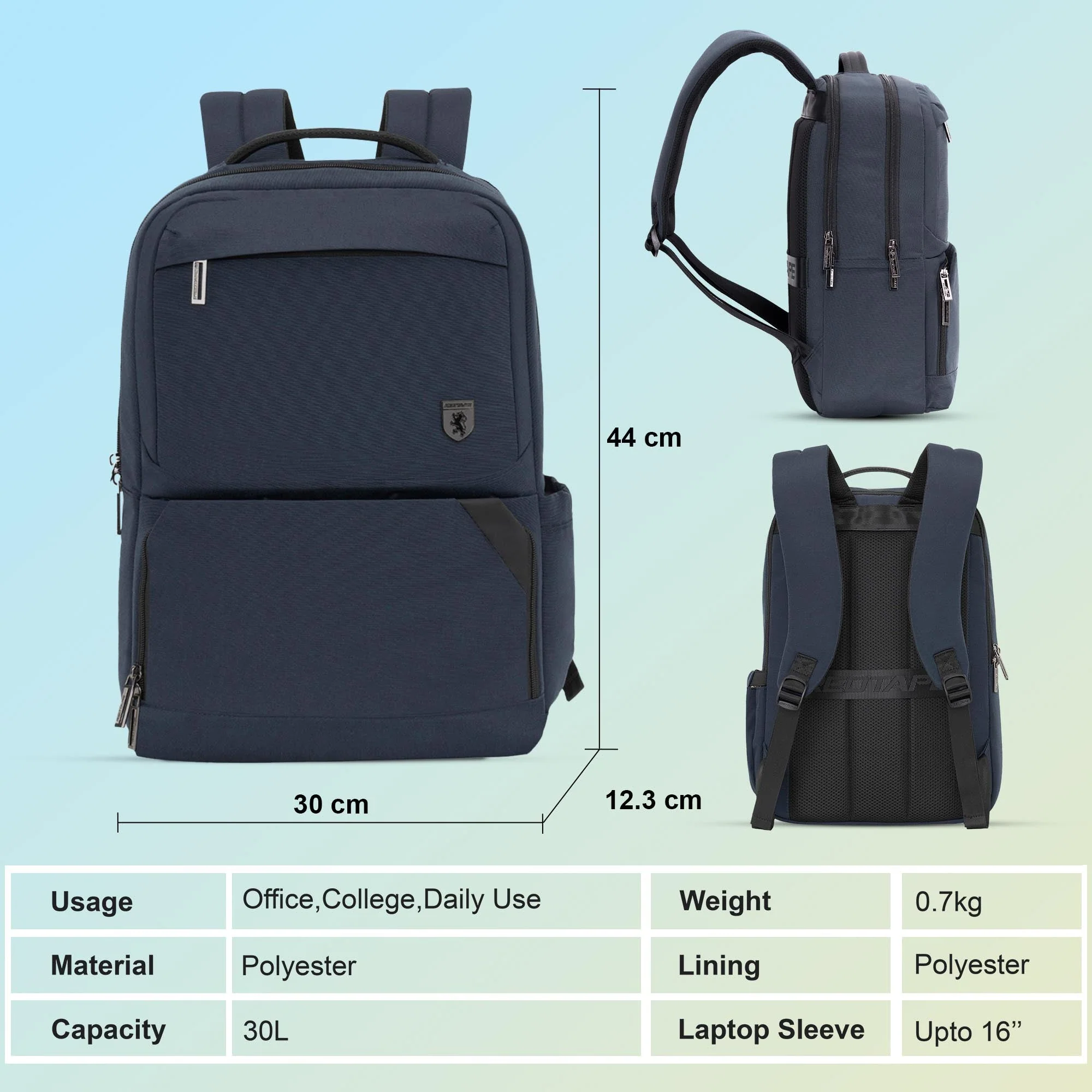 16 Inch Laptop Backpack for Men & Women - Image 5