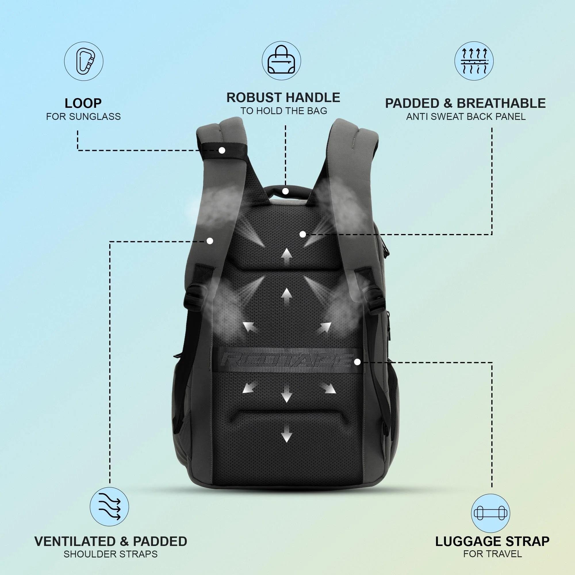 16 Inch Laptop Backpack for Men & Women - Image 3
