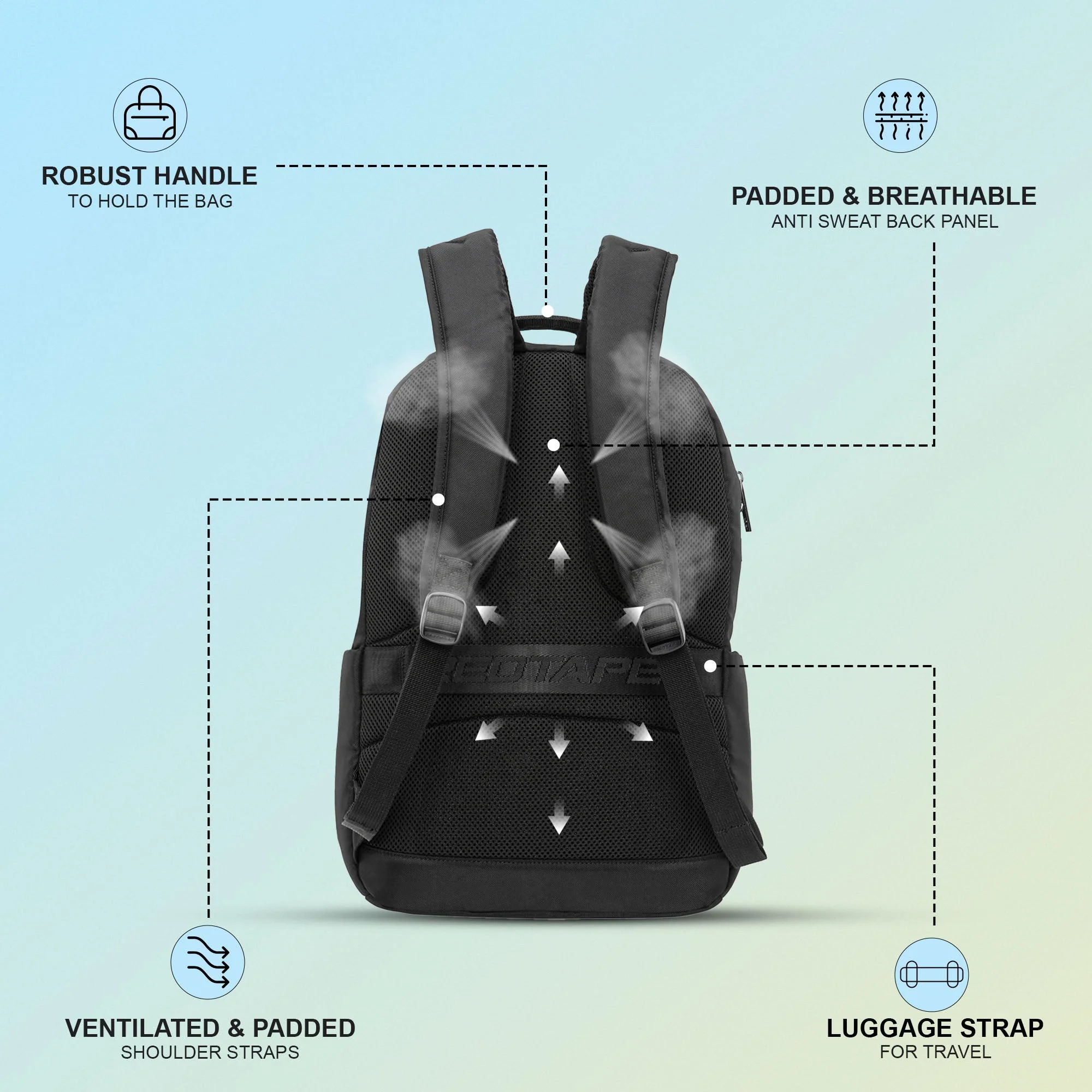 16 Inch Laptop Backpack for Men & Women - Image 3