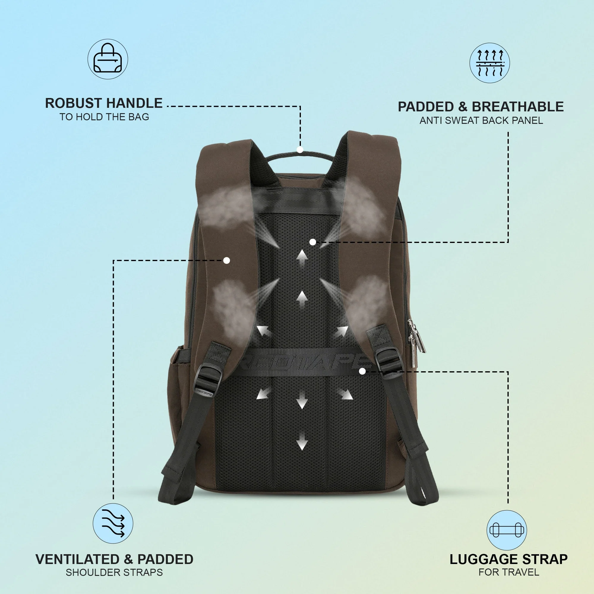 16 Inch Laptop Backpack for Men & Women - Image 3