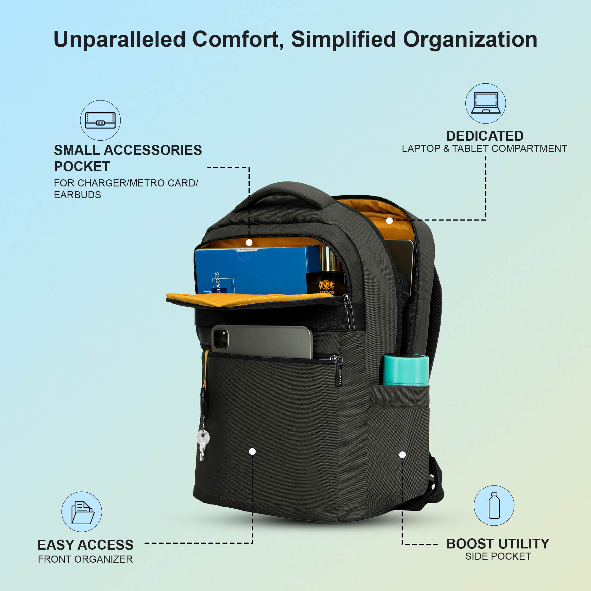 16 Inch Laptop Backpack for Men & Women - Image 2