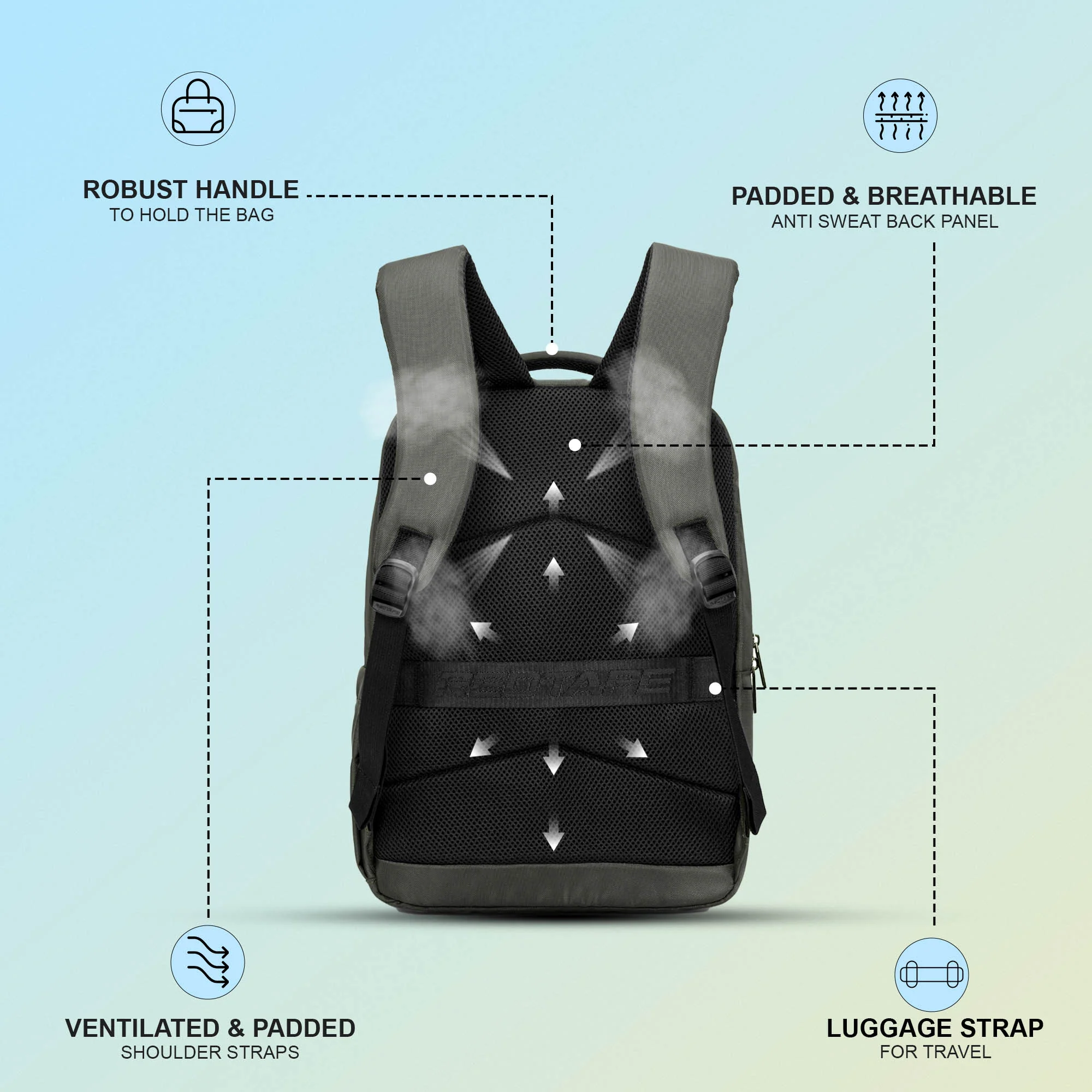 16 Inch Laptop Backpack for Men & Women - Image 3