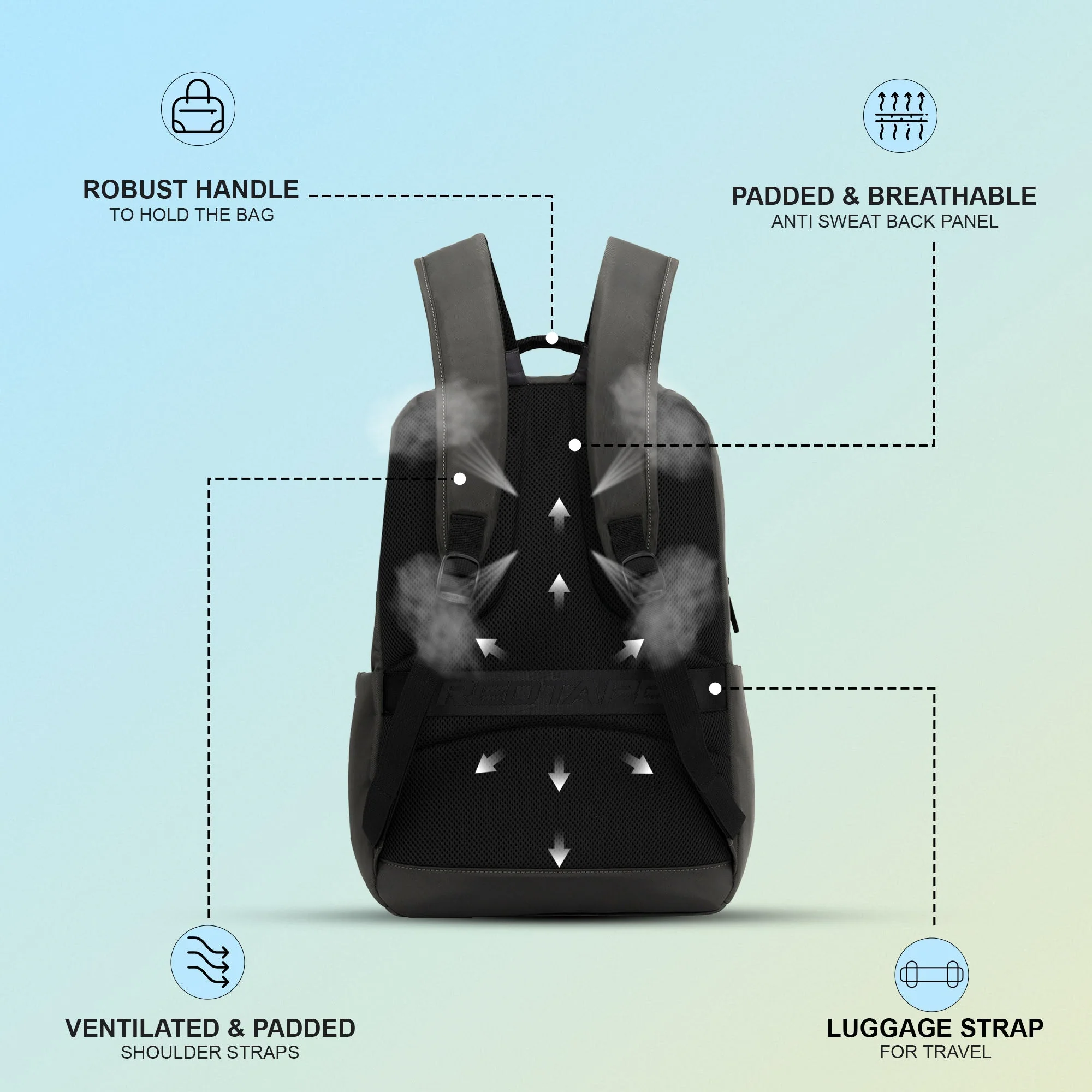 16 Inch Laptop Backpack for Men & Women - Image 3