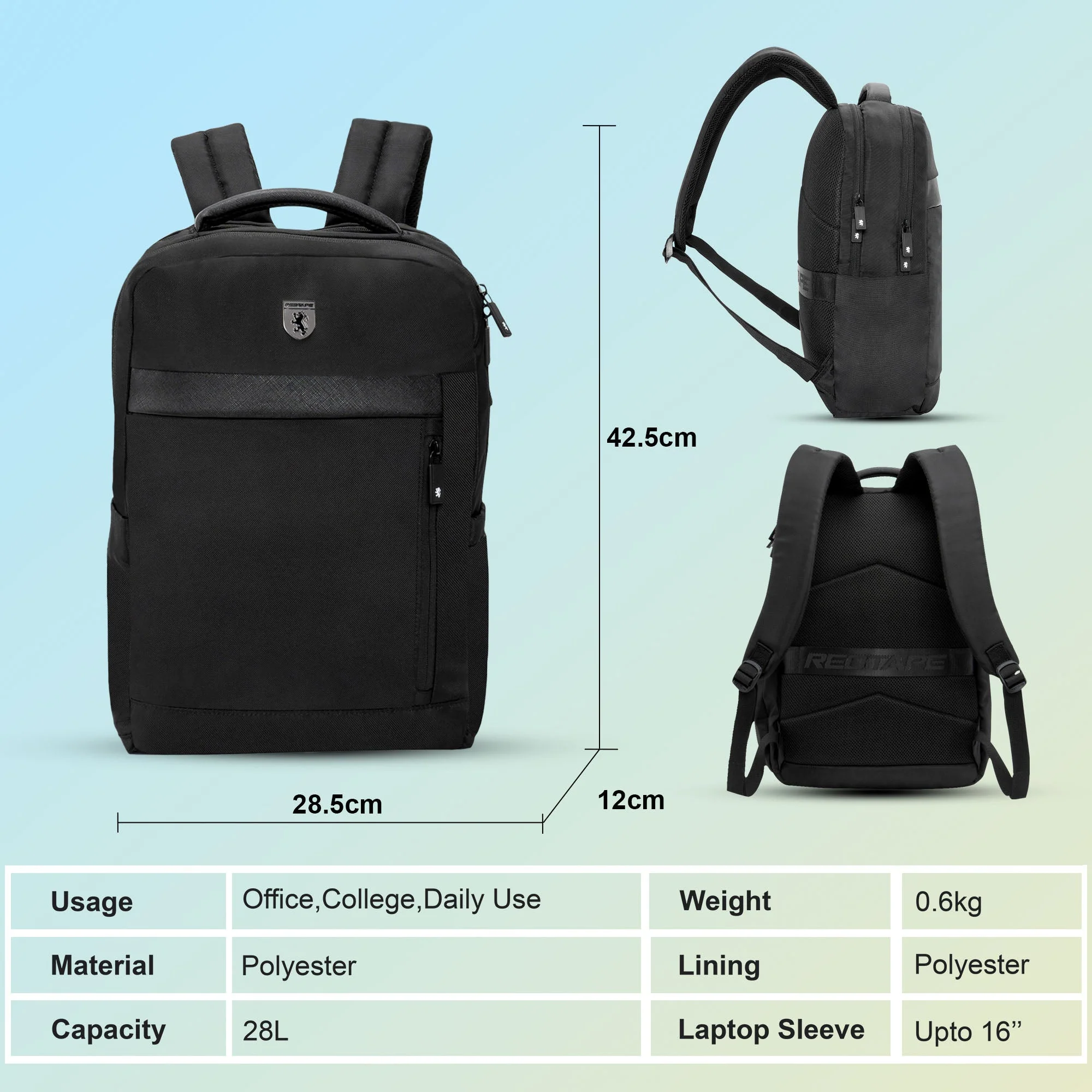 16 Inch Laptop Backpack for Men & Women - Image 5