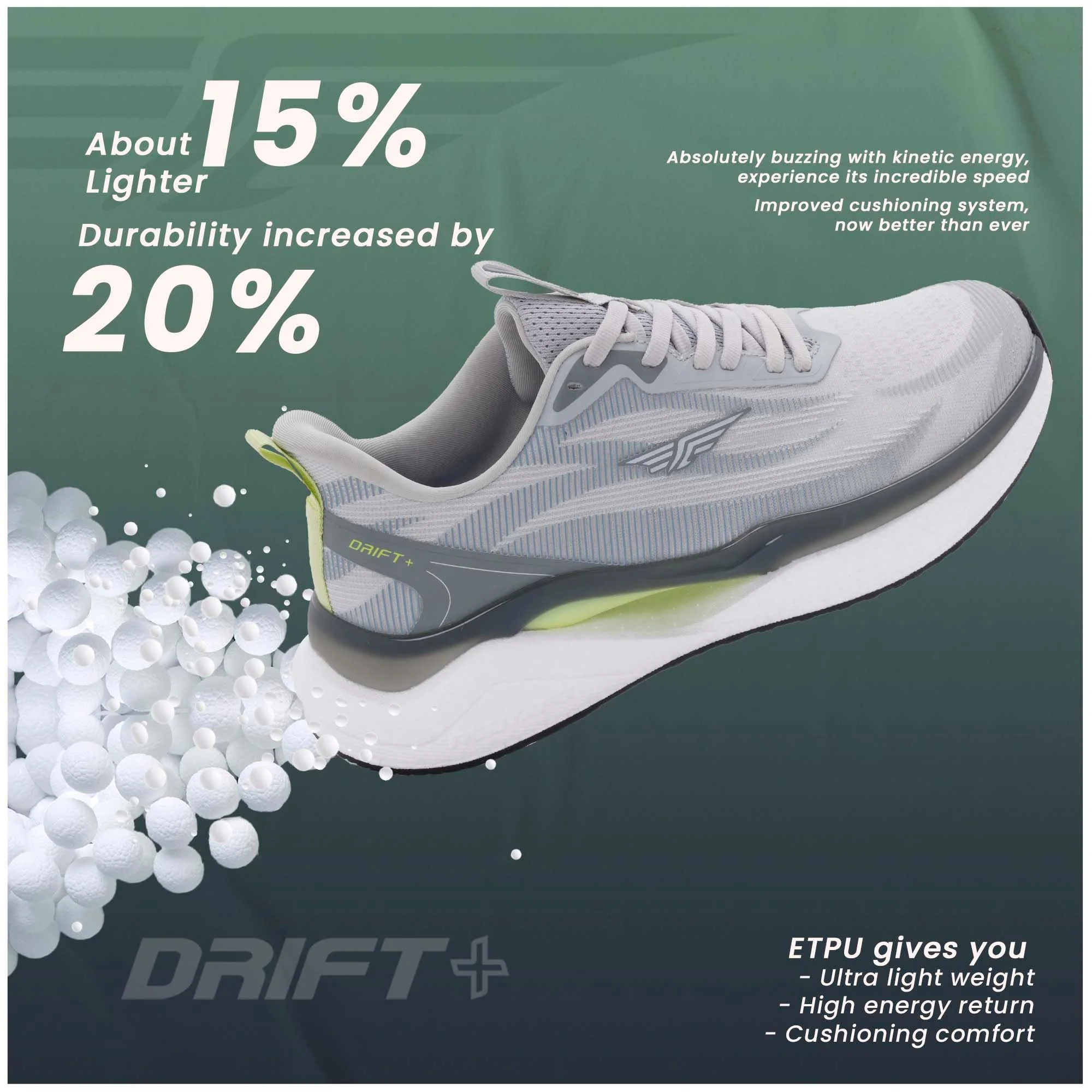 Athleisure Shoes for Men |Cultured Round-Toe Shape & Cushioning Technology - Image 2