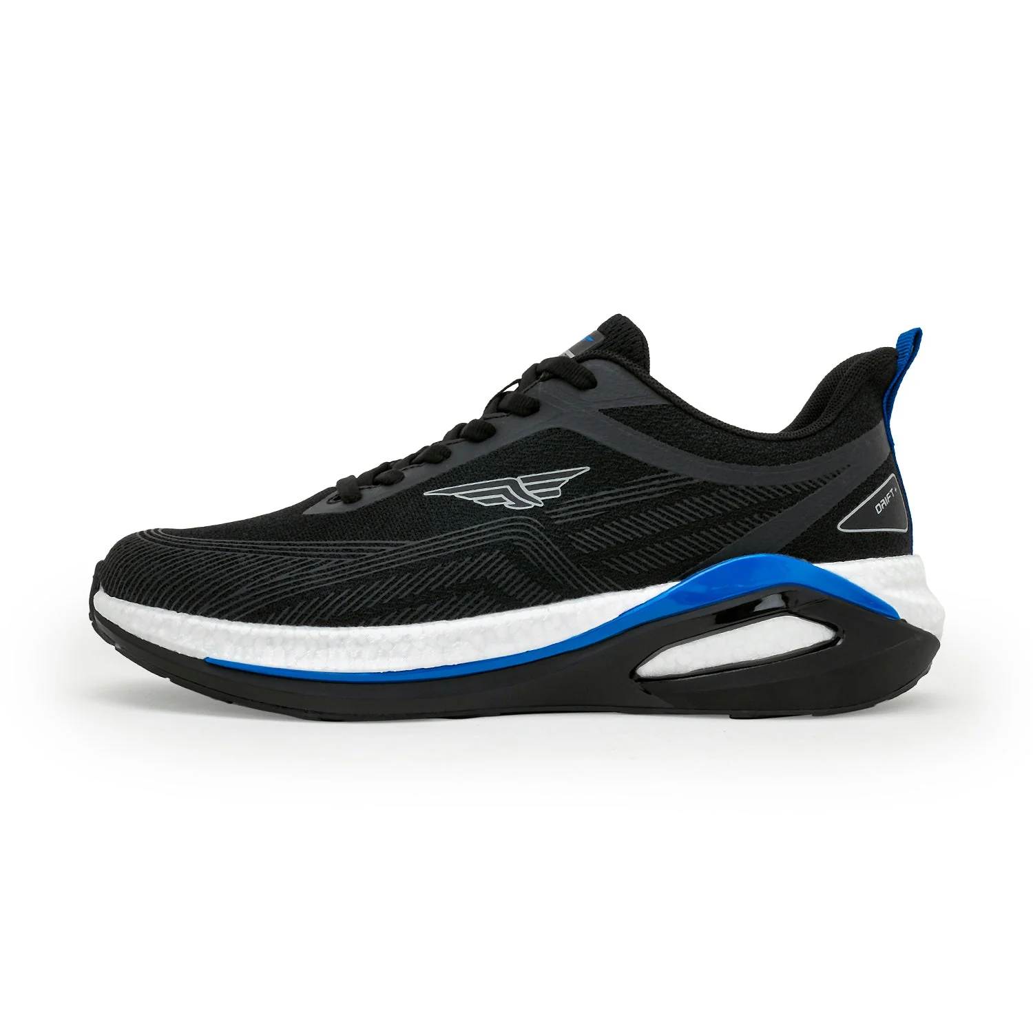Athleisure Sports Shoes for Men in Black and Blue | Low-Cut Shoes. - Image 3