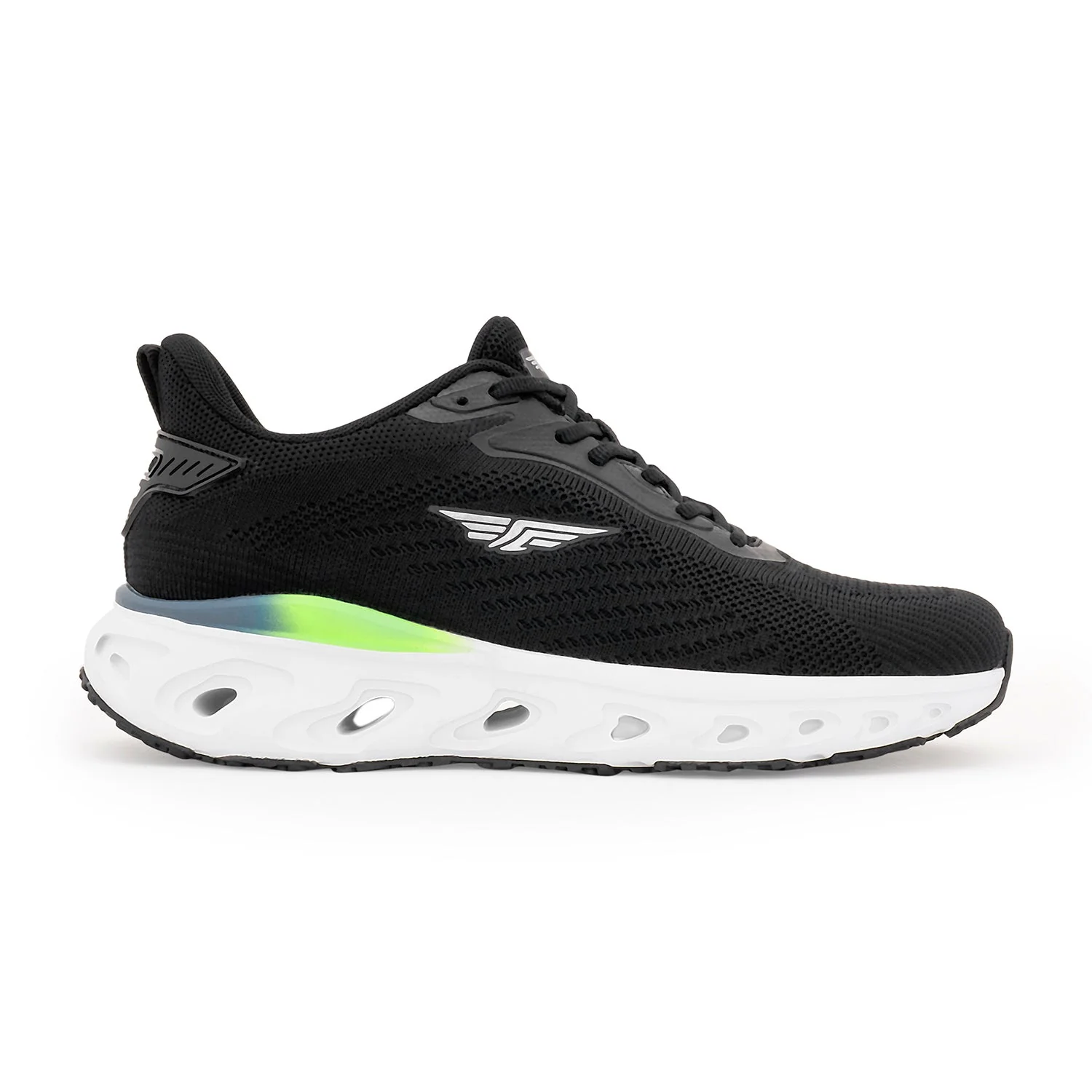 Athleisure Sports Shoes for Men in Black | Low-Cut Athleisure Shoes. - Image 2