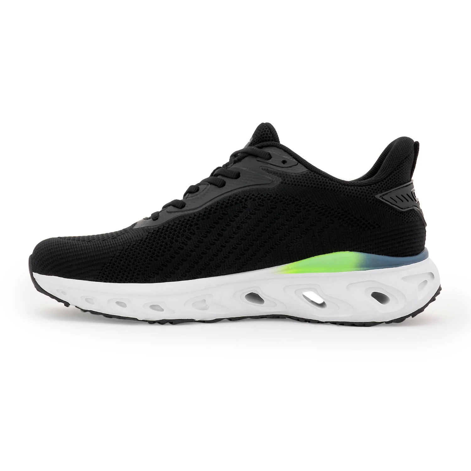 Athleisure Sports Shoes for Men in Black | Low-Cut Athleisure Shoes. - Image 3