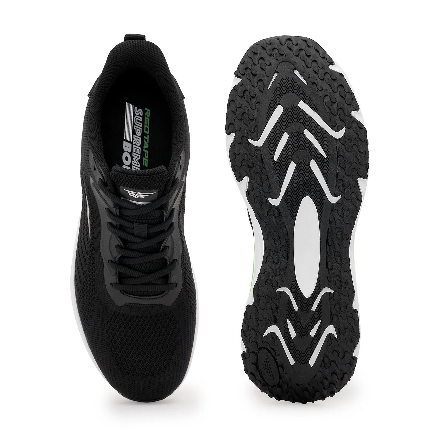 Athleisure Sports Shoes for Men in Black | Low-Cut Athleisure Shoes. - Image 5