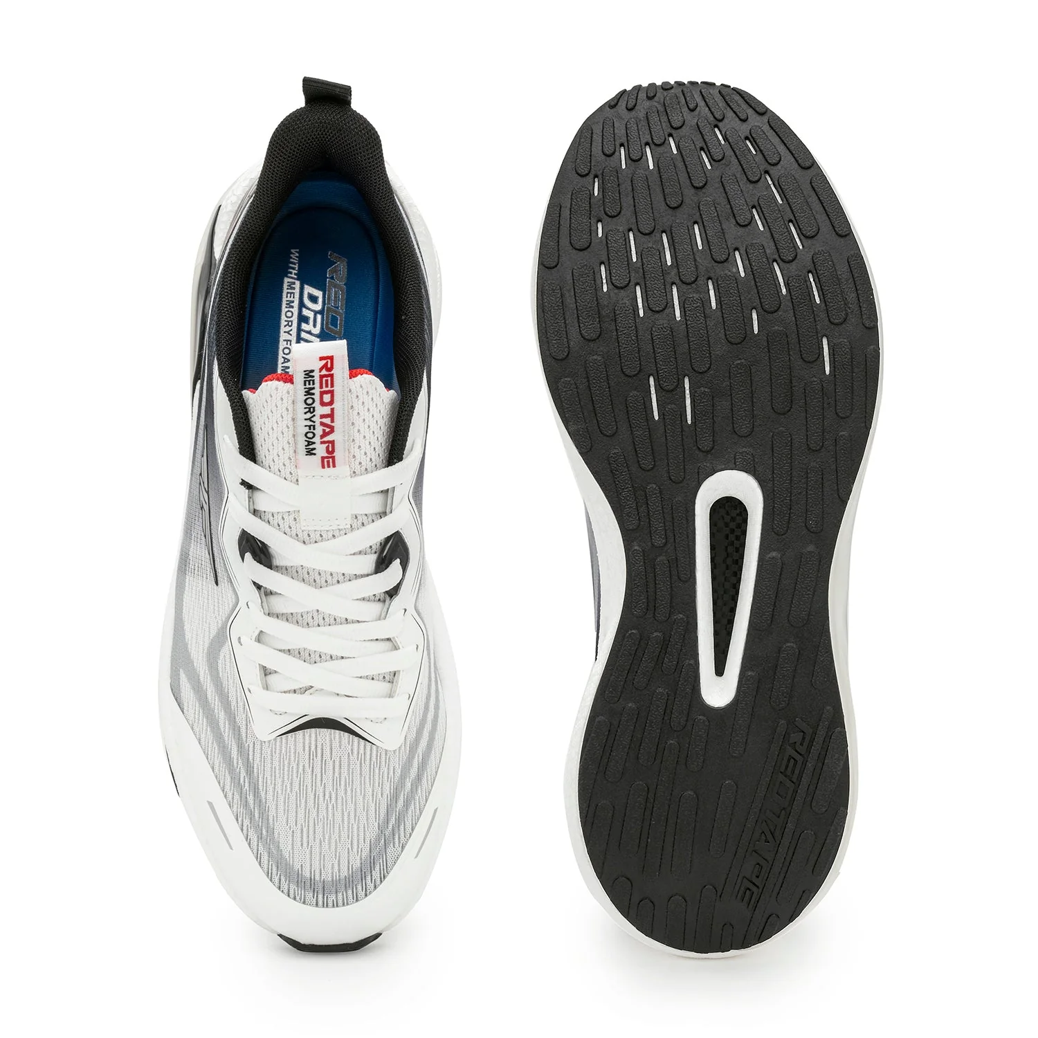 Athleisure Sports Shoes for Men in Grey and White | Low-Cut Shoes. - Image 5