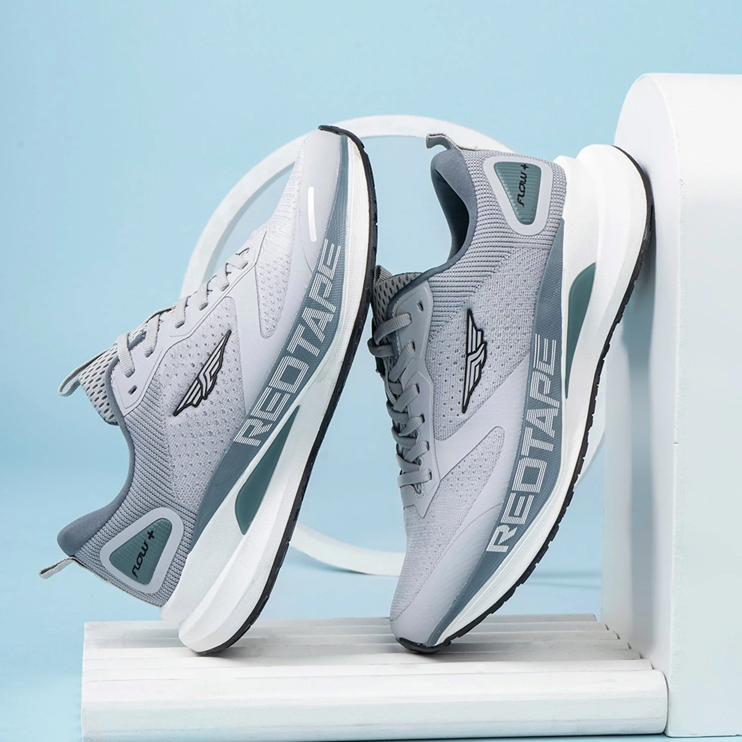 Athleisure Sports Shoes for Men in Grey | Low-Cut Shoes. - Image 6