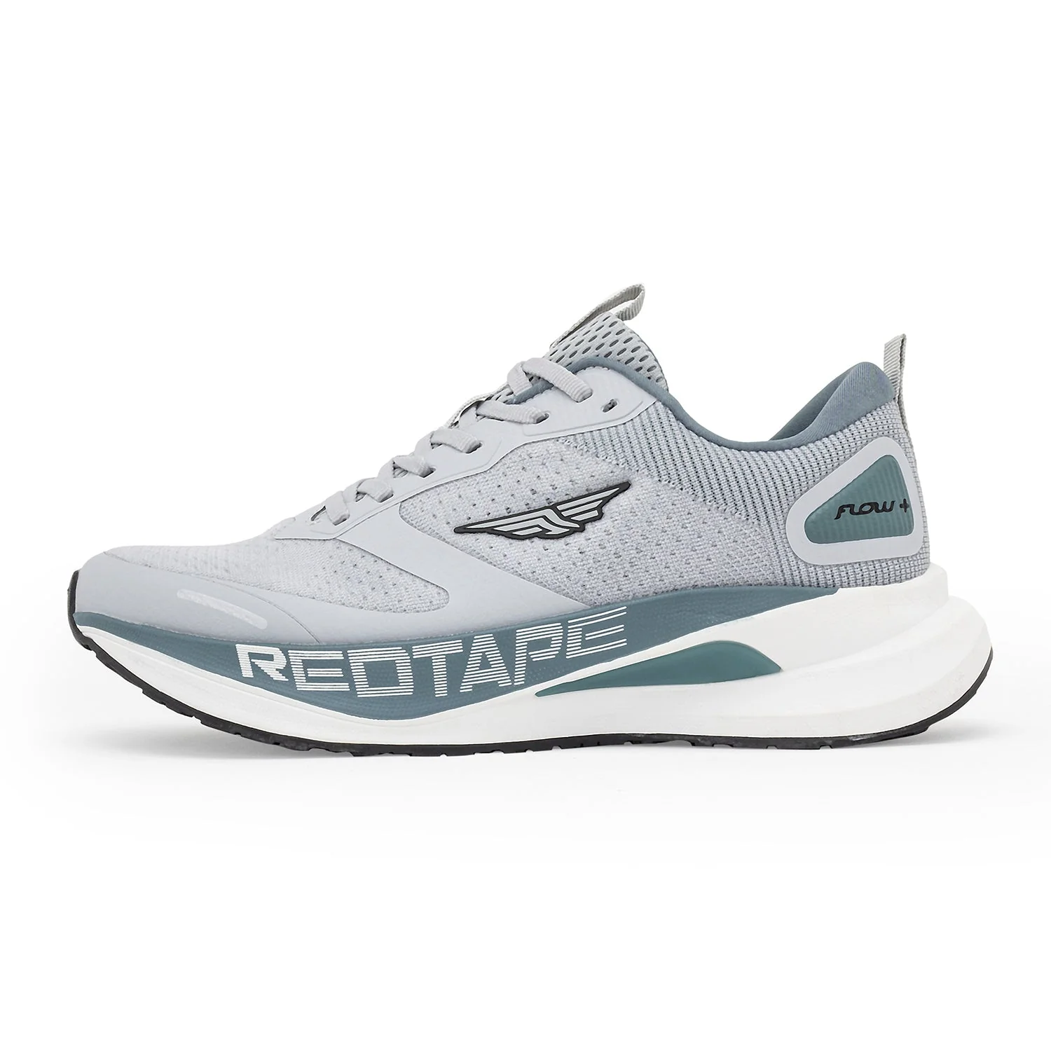 Athleisure Sports Shoes for Men in White and Blue | Low-Cut Shoes. - Image 3