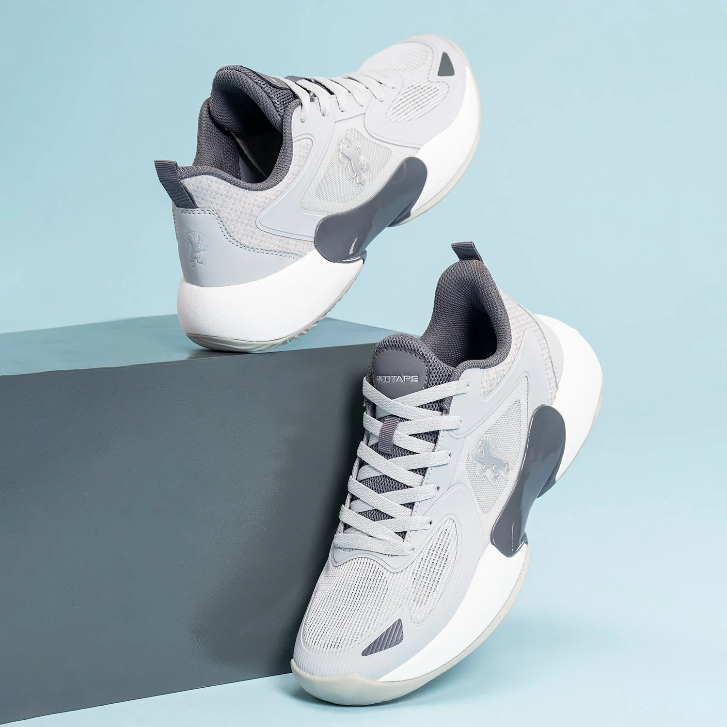 Basketball Shoes for Men in Grey - Image 6