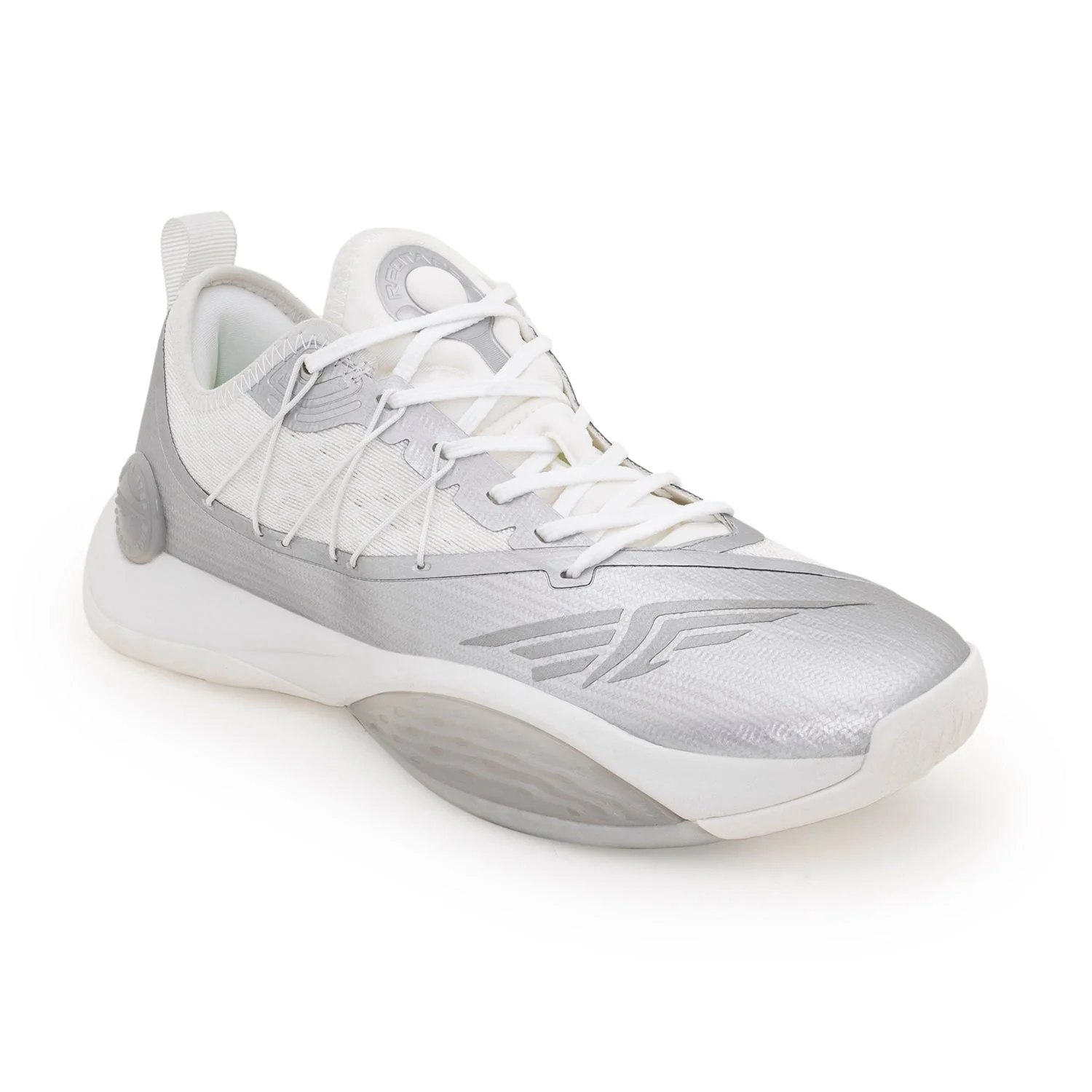 Basketball Shoes for Men in White and Grey - Image 7