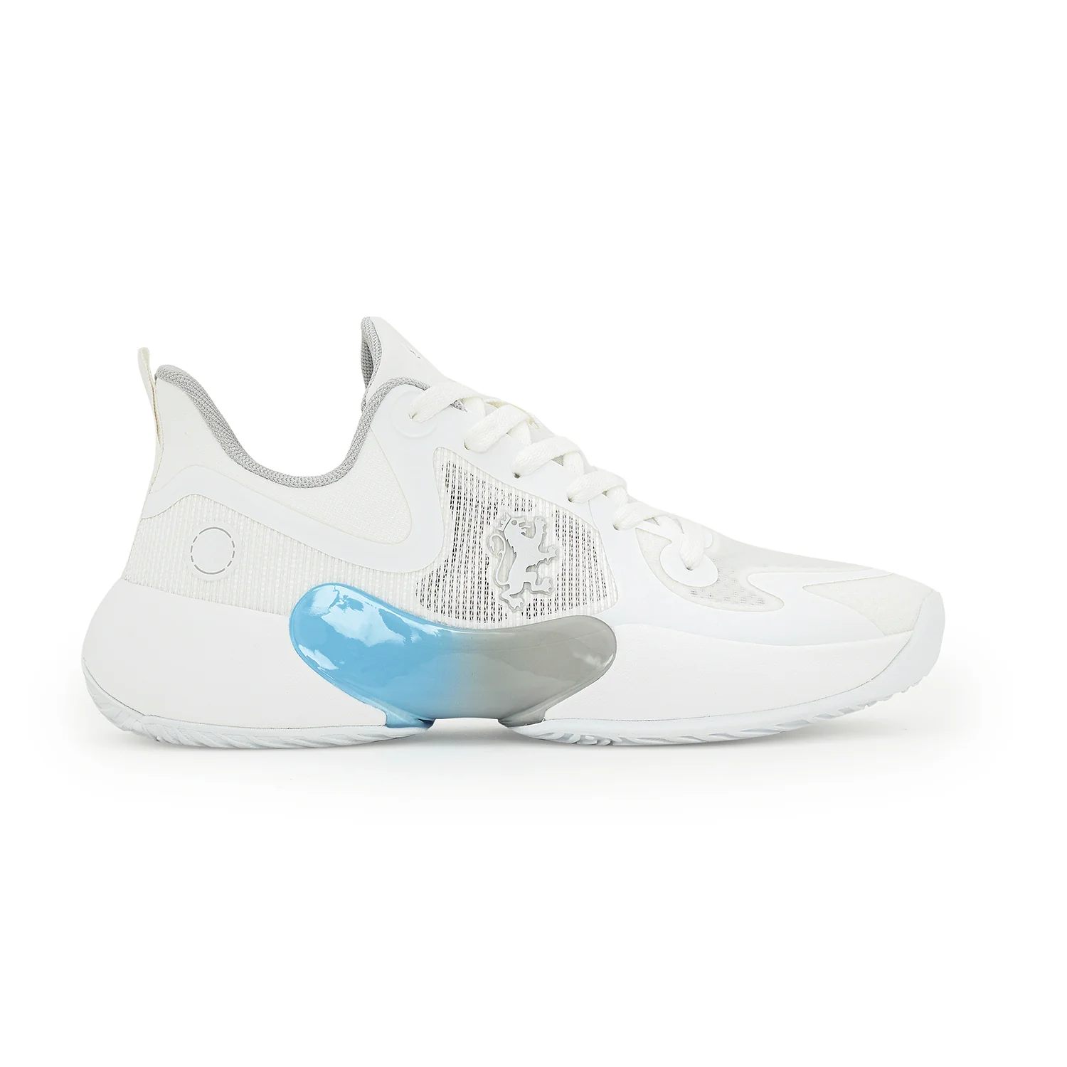 Basketball Shoes for Men in White and Grey - Image 2