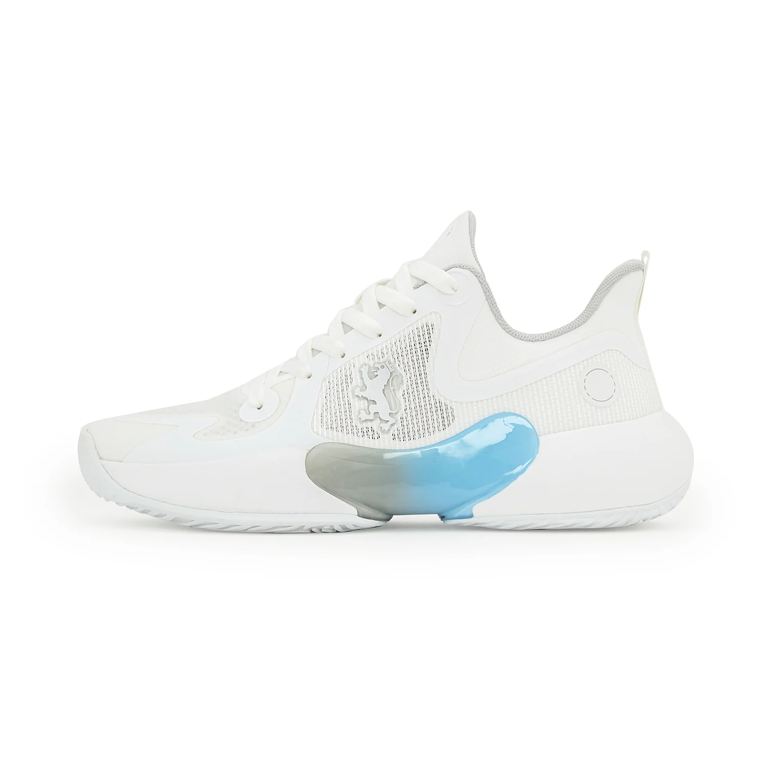Basketball Shoes for Men in White and Grey - Image 3