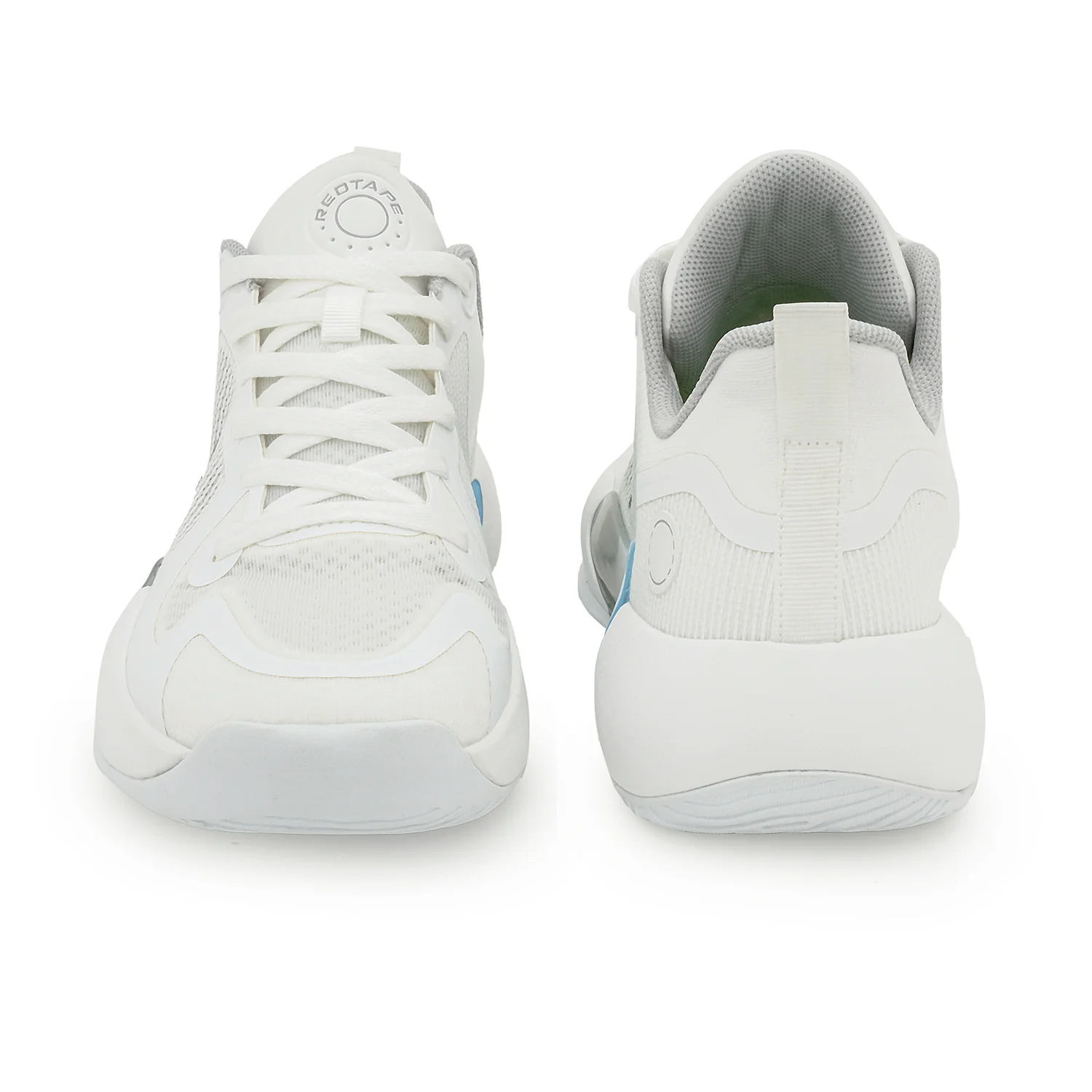 Basketball Shoes for Men in White and Grey - Image 4