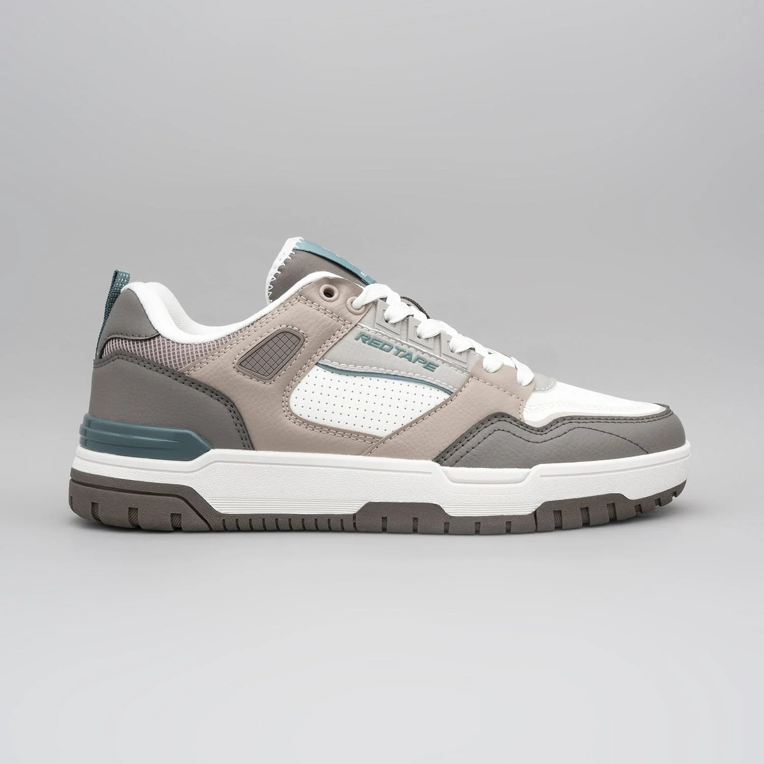 Beige Lifestyle Sneakers for Men - Image 2