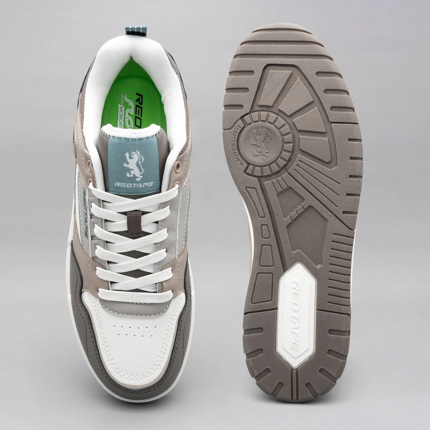 Beige Lifestyle Sneakers for Men - Image 5
