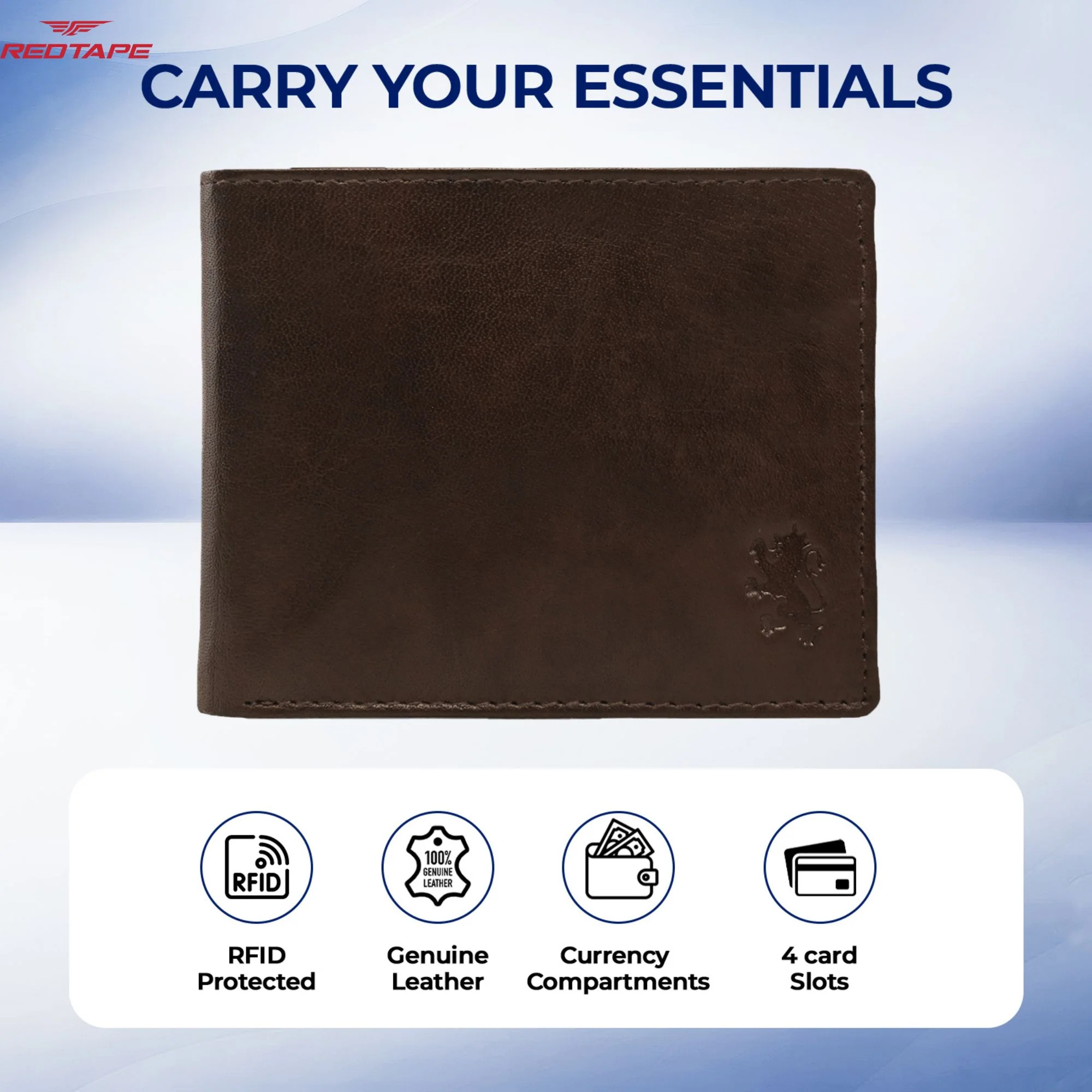 Brown Men's Leather Wallet - Image 4