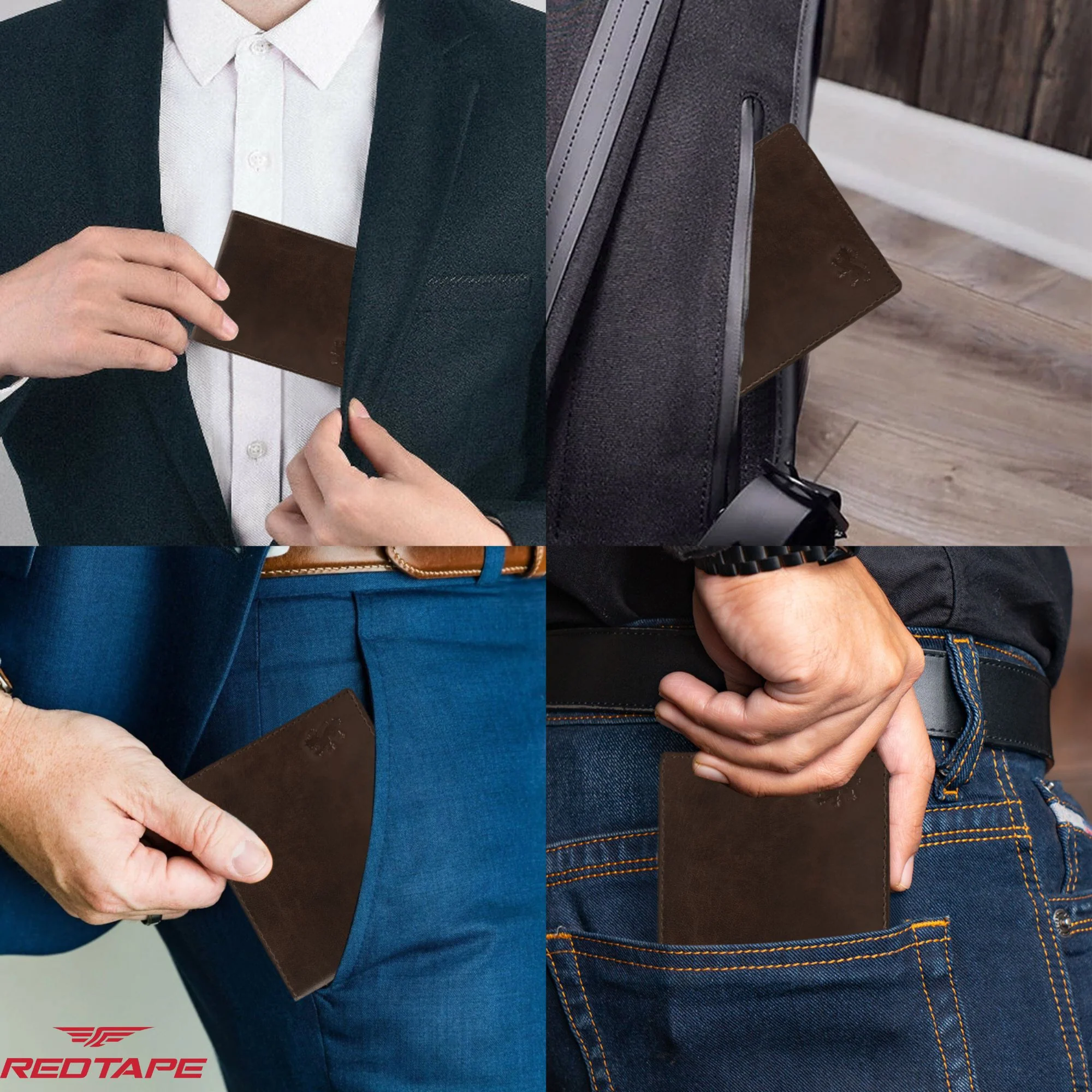 Brown Men's Leather Wallet - Image 7