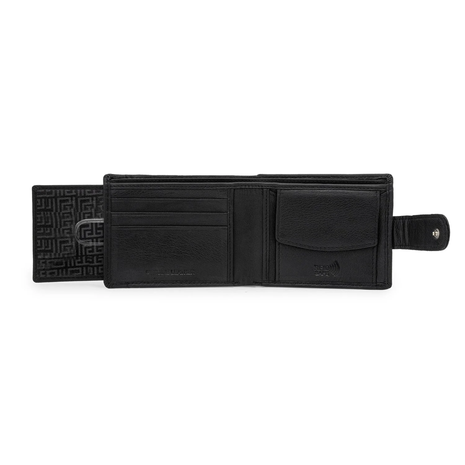 Bifold Leather Wallet with RFID Protection for Men| Stay Organized and Secure - Image 5