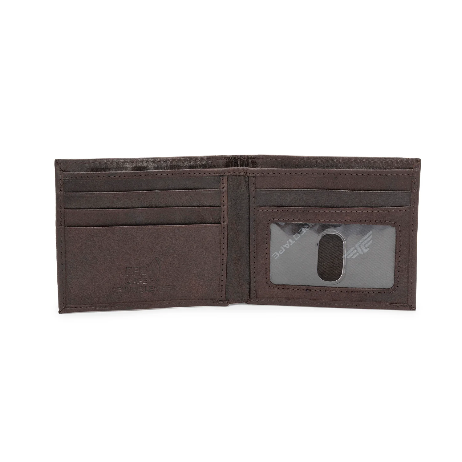Bifold Leather Wallet with RFID Protection for Men| Stay Organized and Secure - Image 4