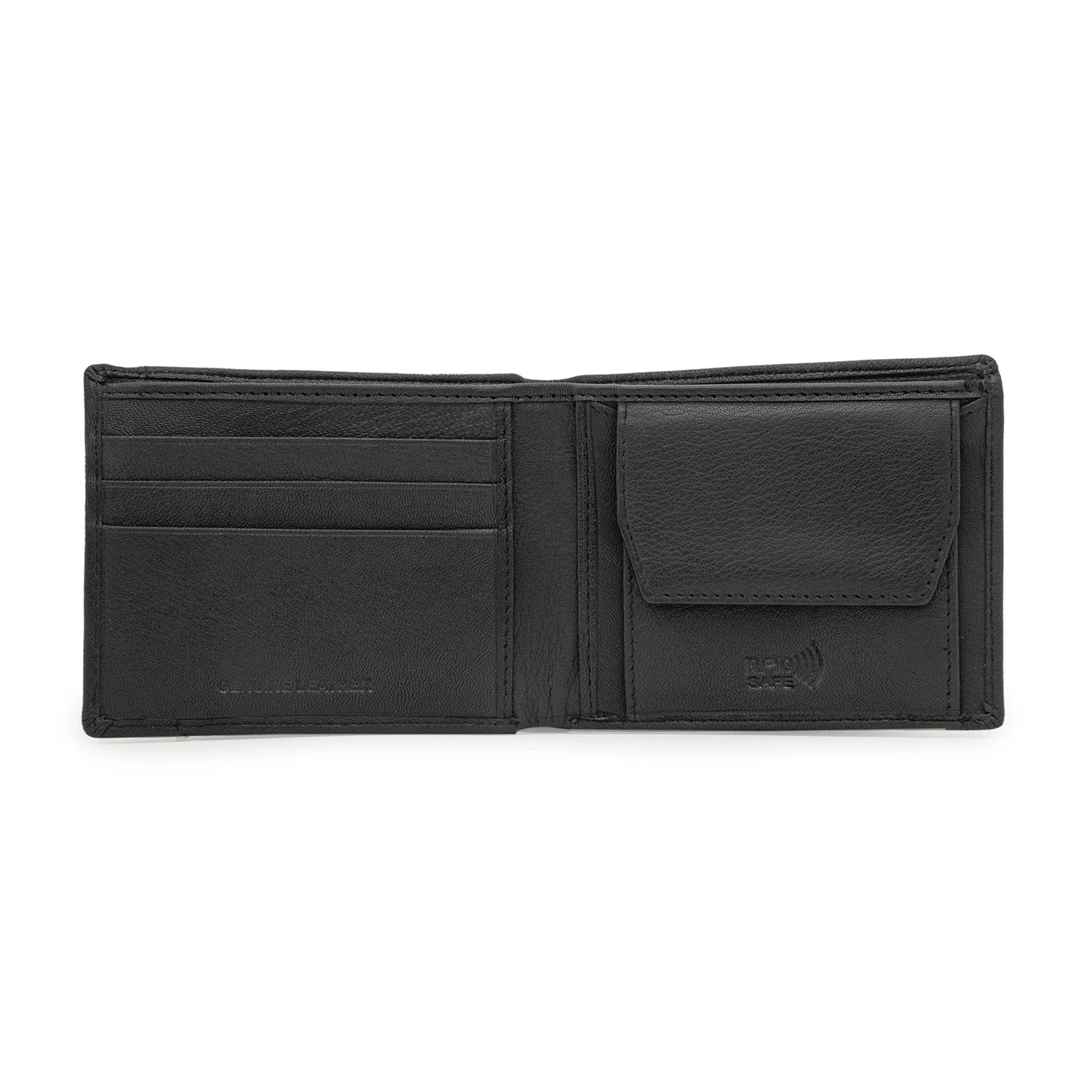 Bifold Leather Wallet with RFID Protection for Men| Stay Organized and Secure - Image 3