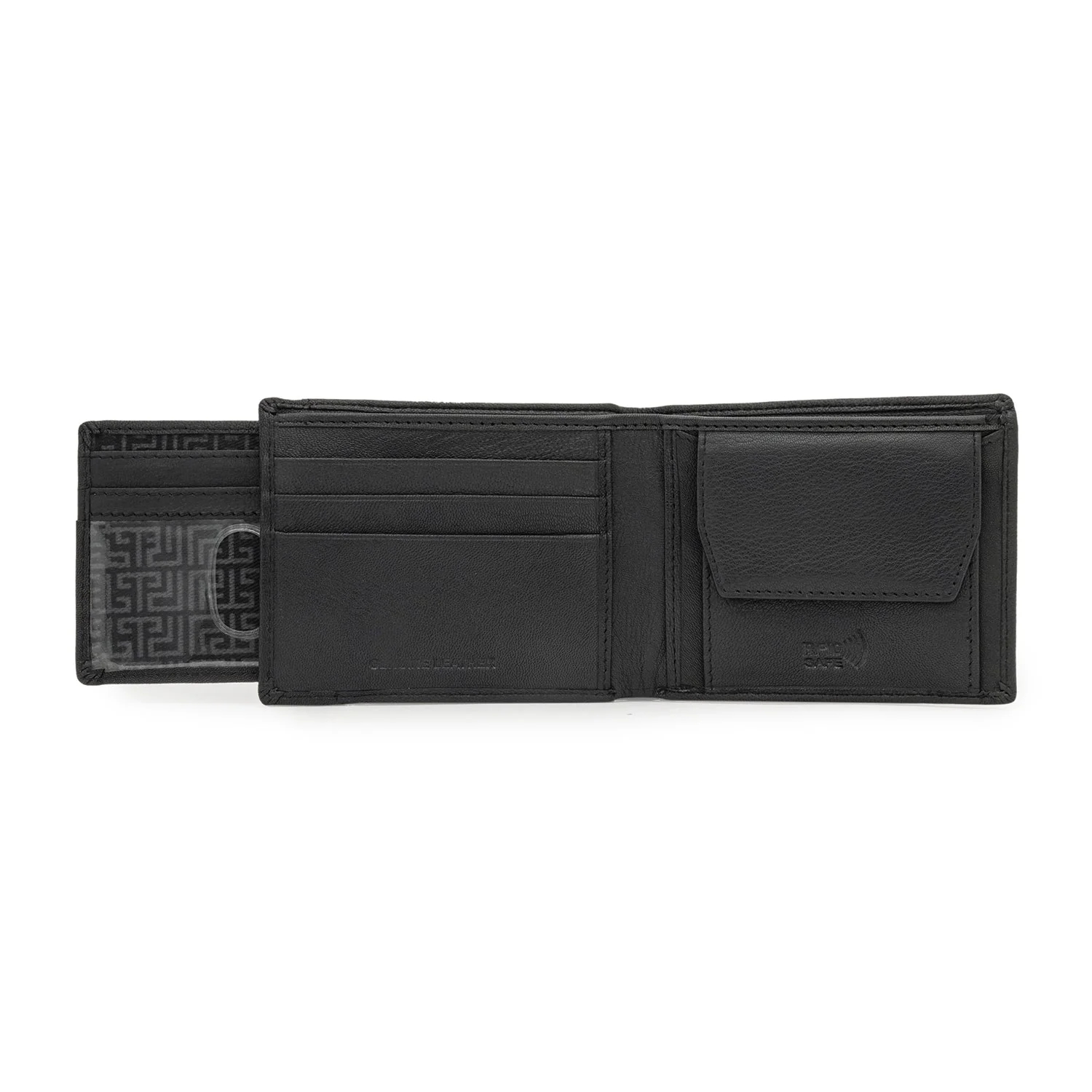 Bifold Leather Wallet with RFID Protection for Men| Stay Organized and Secure - Image 5