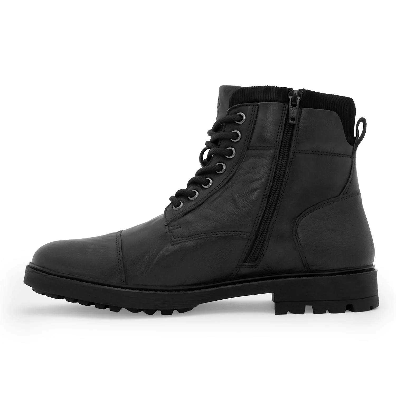 Biker Boots for Men in Black | High Top Boots - Image 3