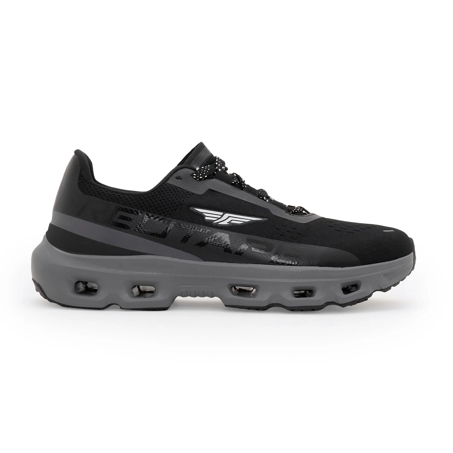 Black Athleisure Shoes for Men - Image 2