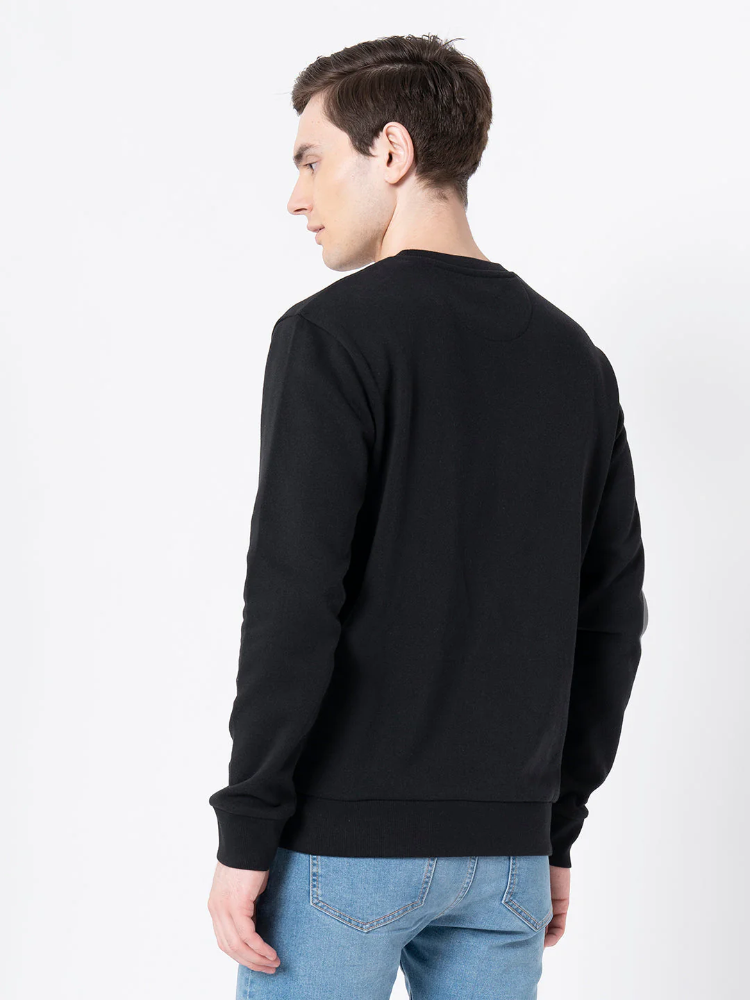 Black Casual Sweatshirt for Men - Image 3