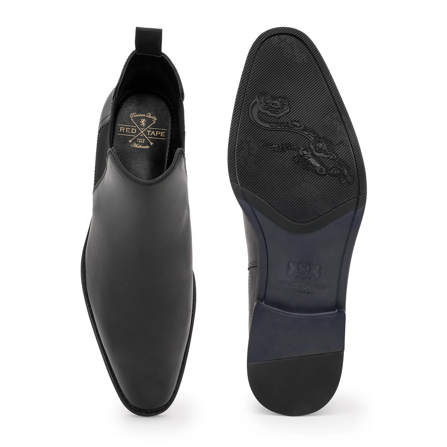 Black Chelsea Boots for Men - Image 5