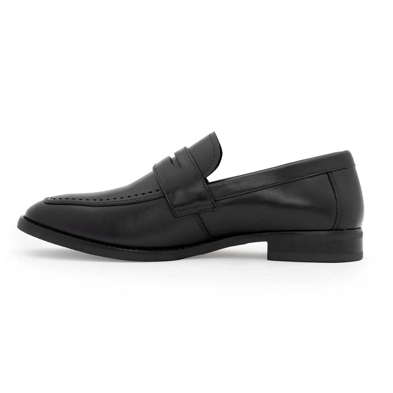 Black Formal Loafer Shoes for Men - Image 4
