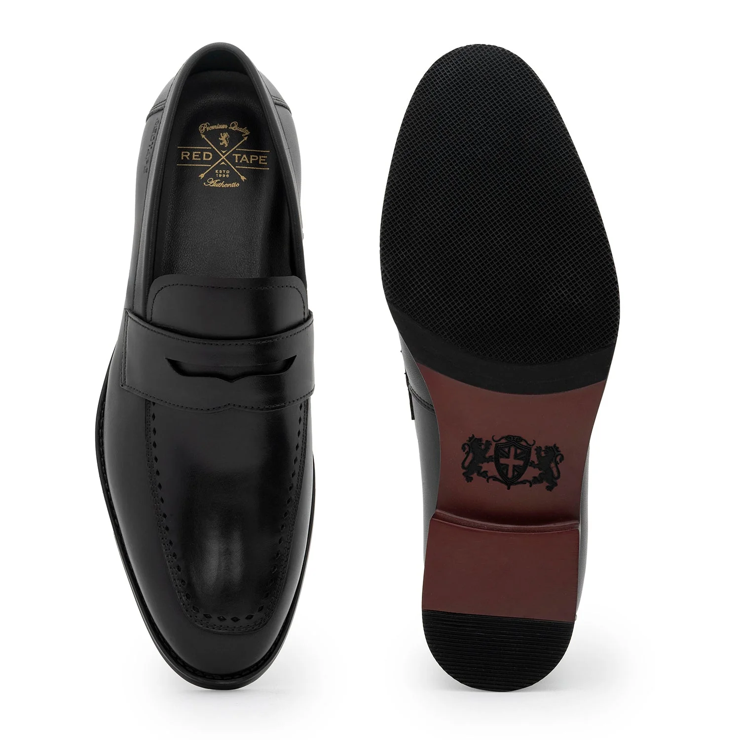 Black Formal Loafer Shoes for Men - Image 6