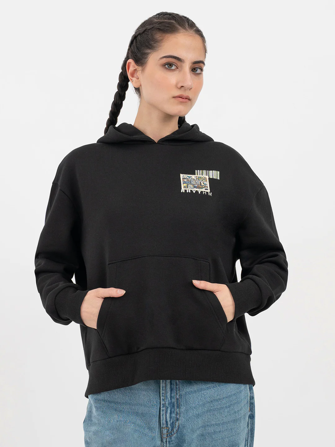 Black Hoodie for Women - Image 7