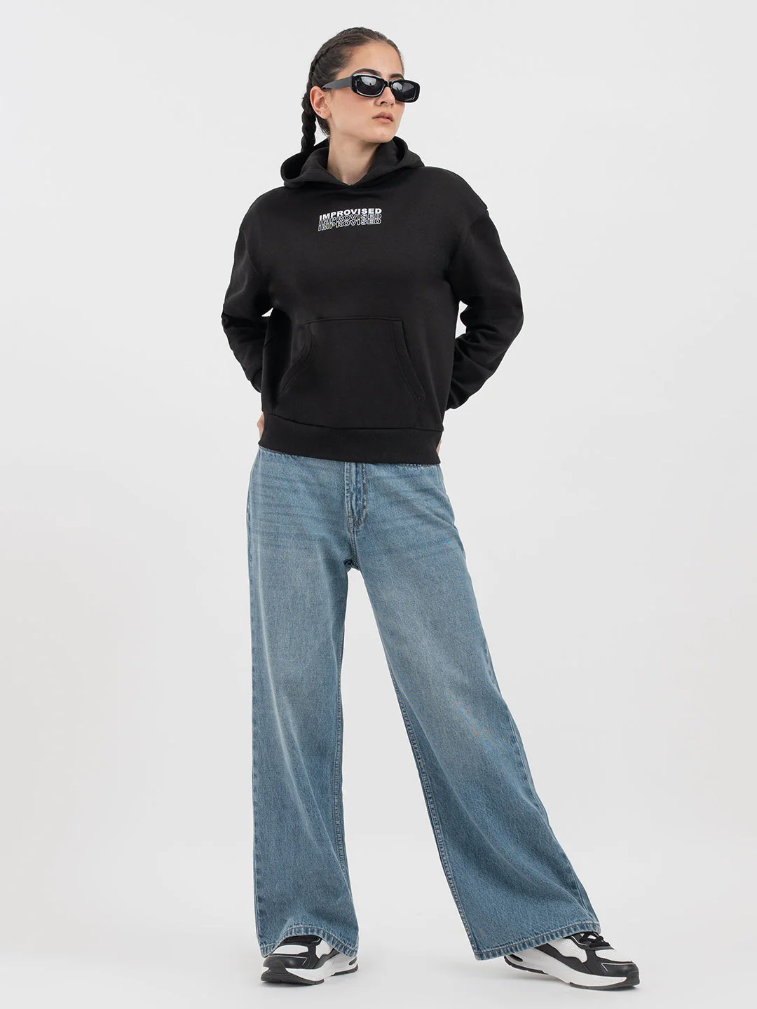 Black Hoodie for Women - Image 5