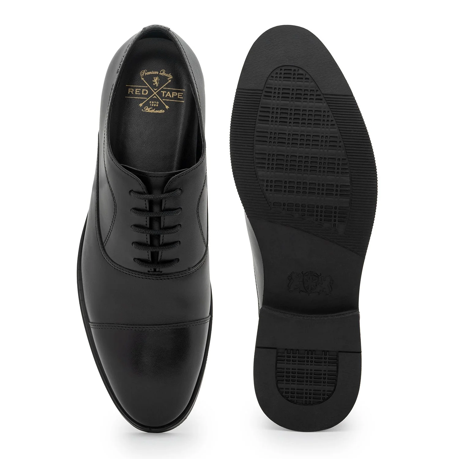 Black Oxford Dress Shoes for Men | Classic Formal Wear - Image 5