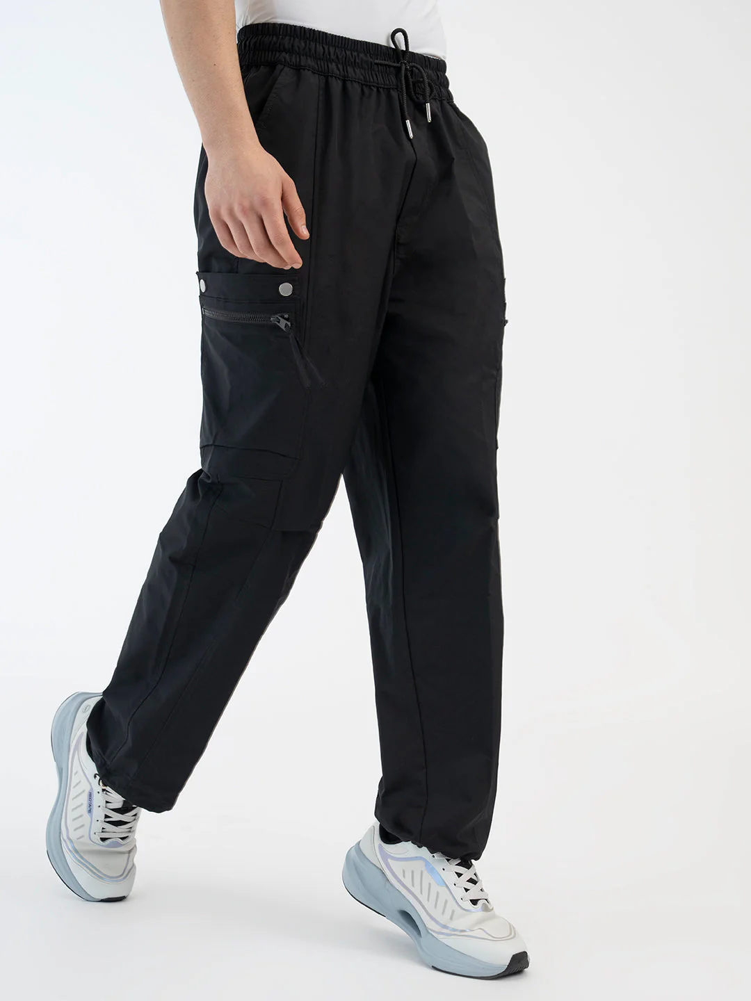 Red Tape Black Pants for Men - Image 6