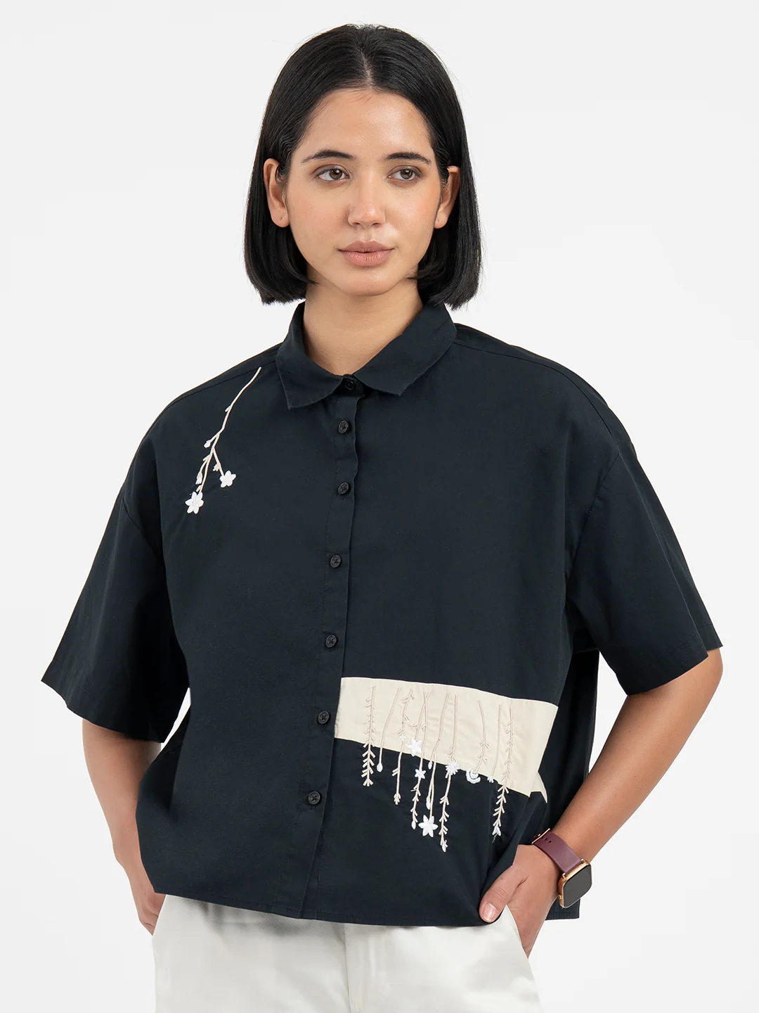Black Shirt for Women - Image 7