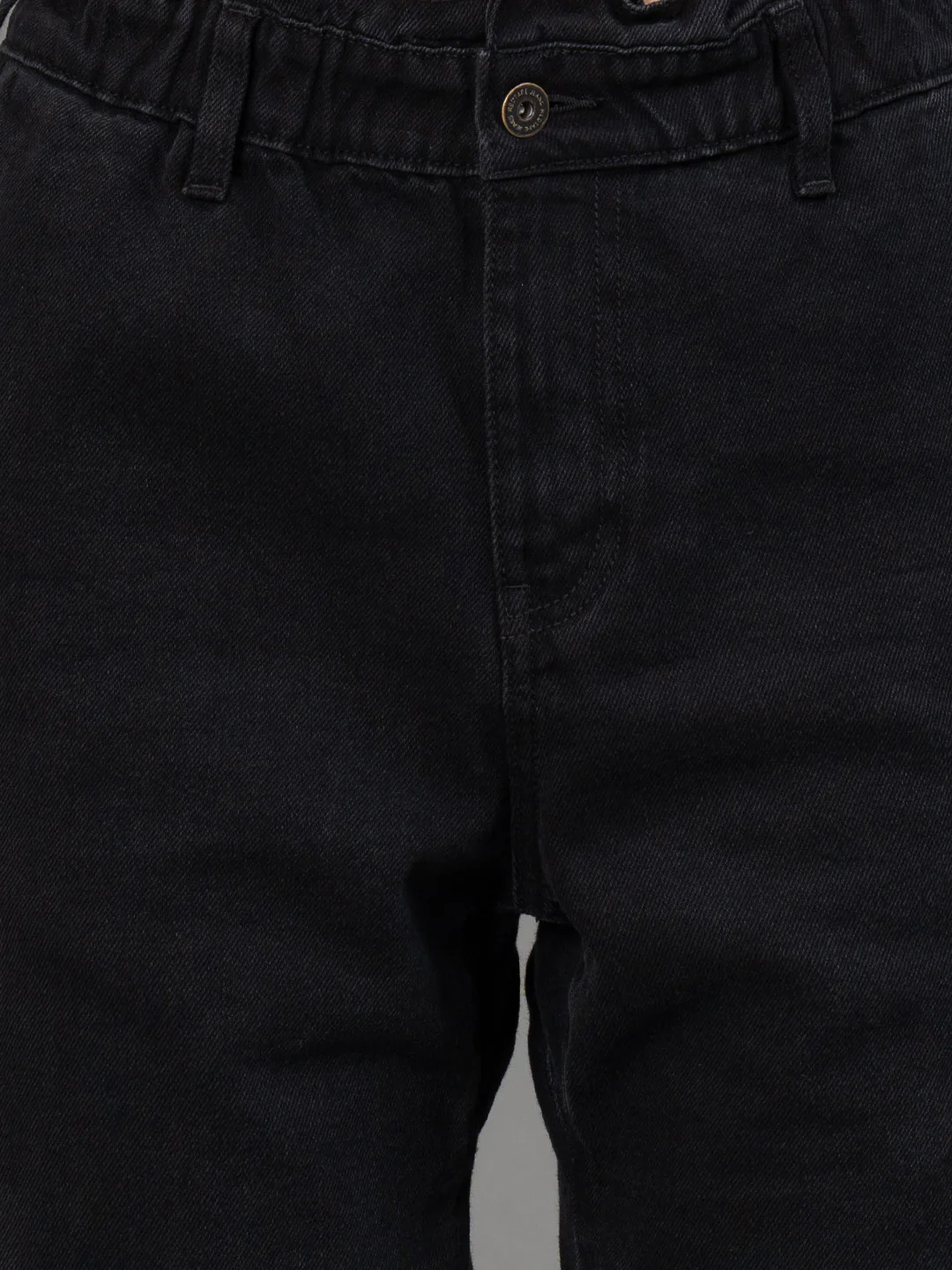 Black Paperbag Jeans for Women - Image 4