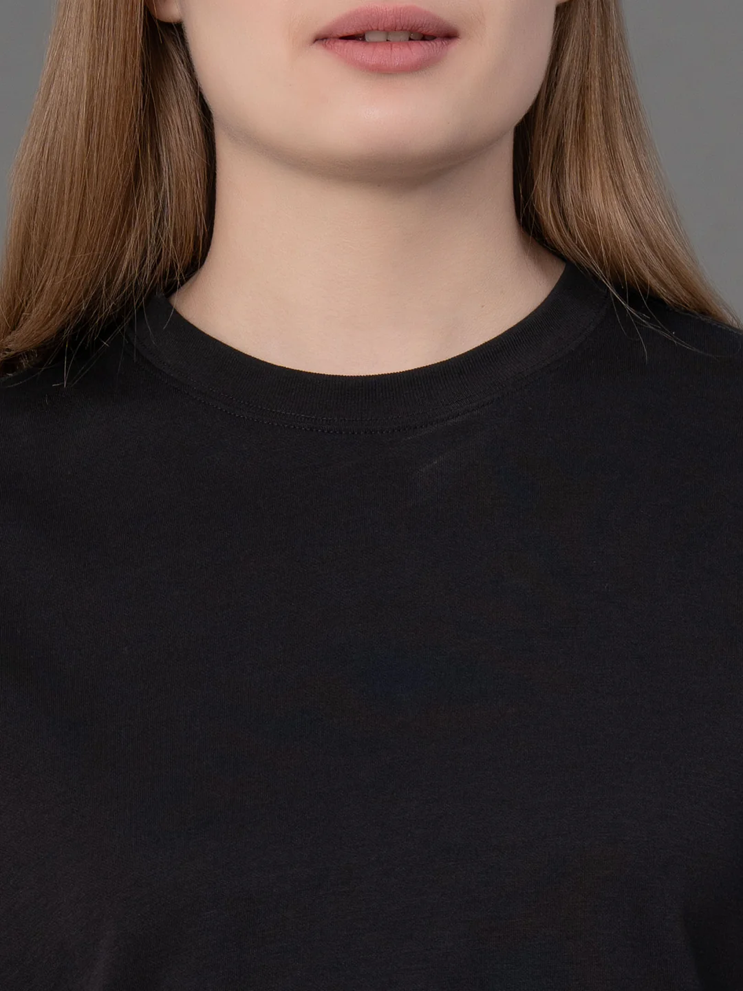 Black Oversized T-Shirt for Women - Image 4
