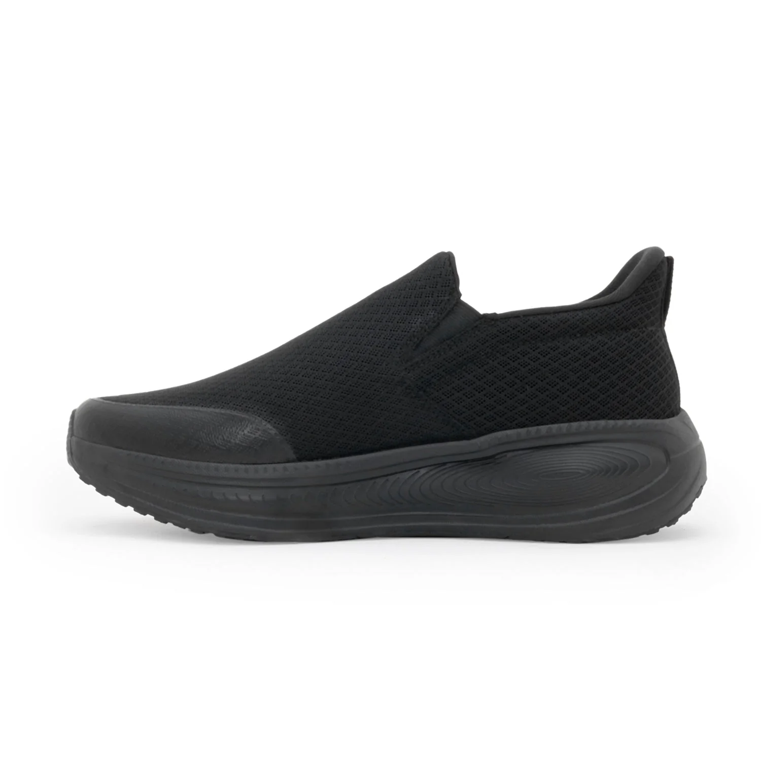 Black Walking Slipon for Men - Image 3
