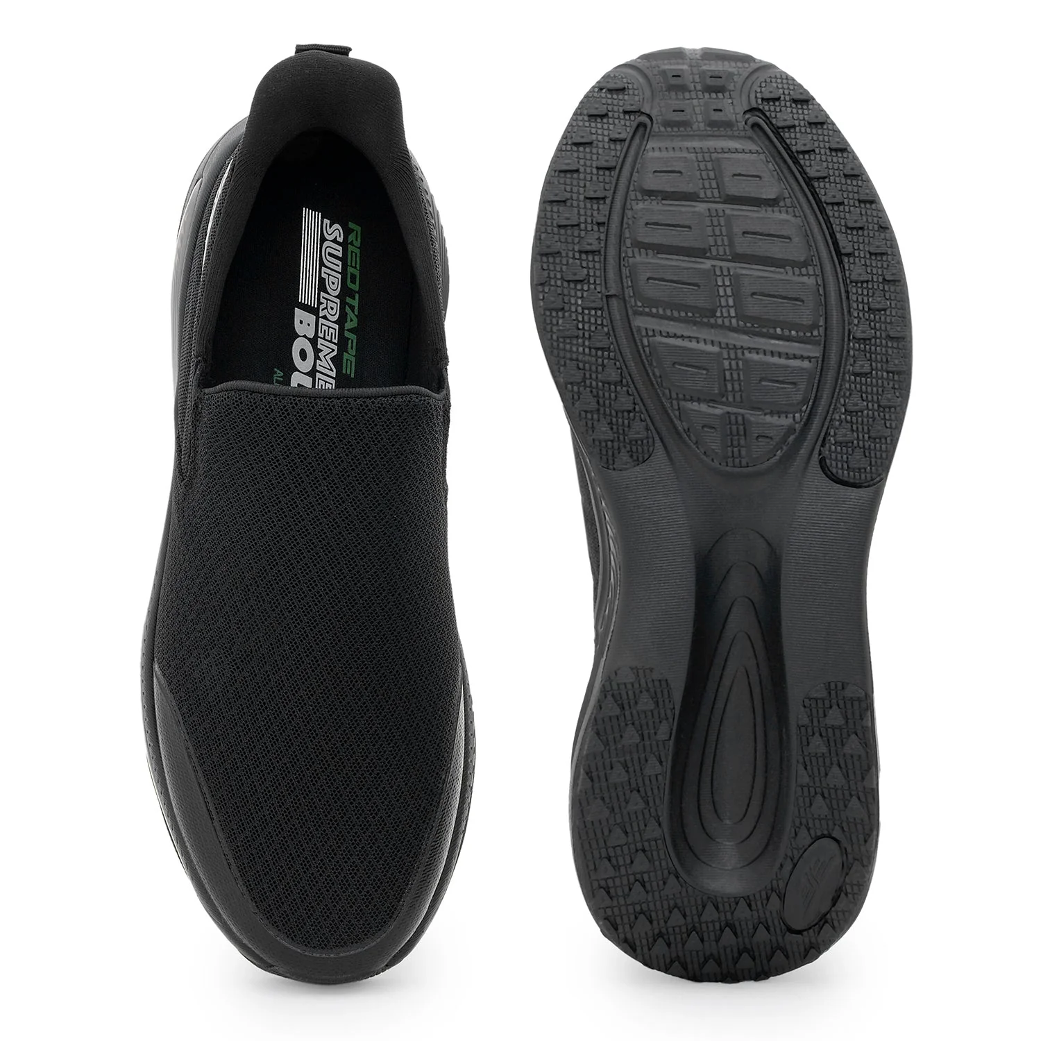 Black Walking Slipon for Men - Image 5